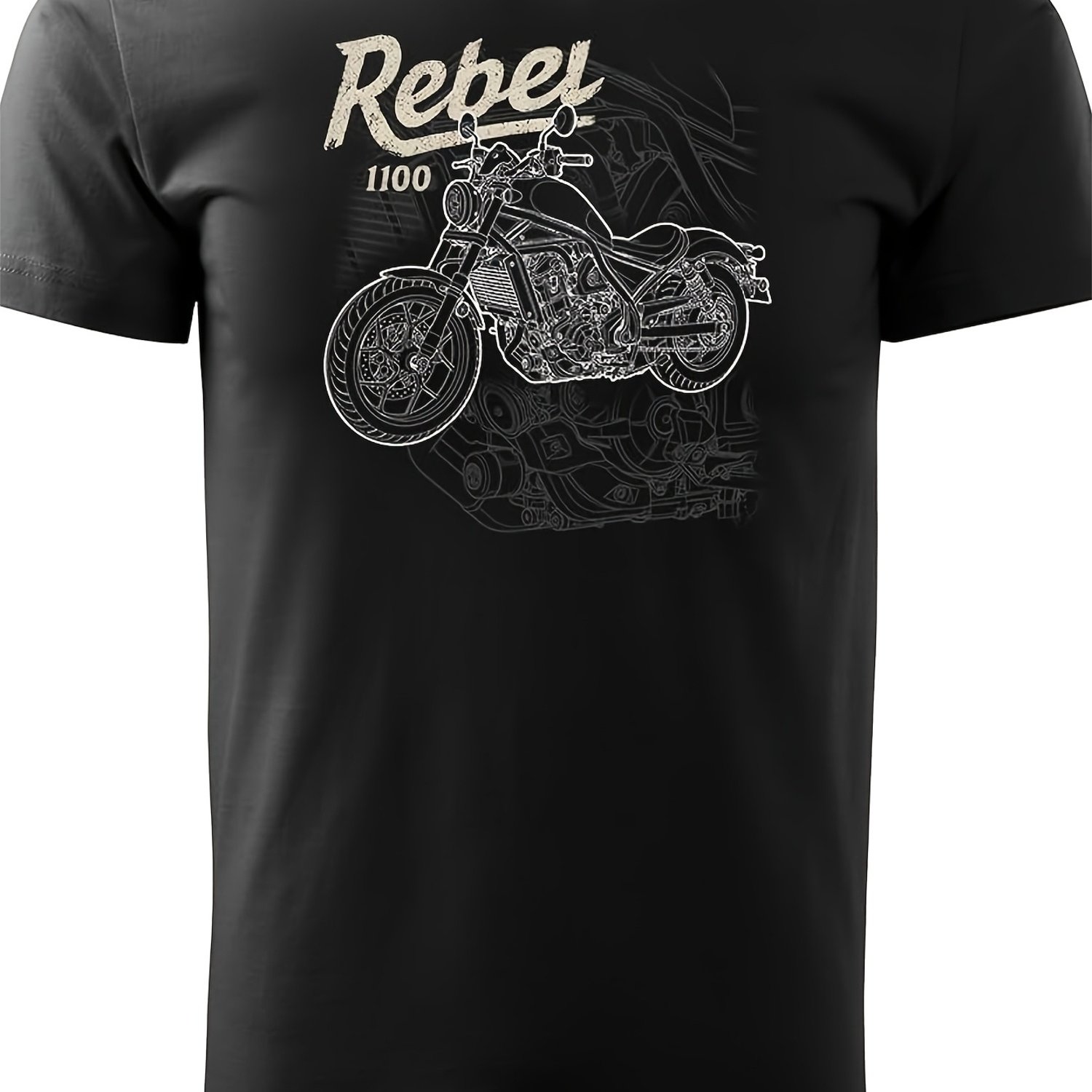 Image of Motorcycle T-shirt 11 Tee Funny Perfect For Home Outdoor Work Gifting(birthdays Valentine's Day Mother's Day) All Sizes Unisex, Plus Size