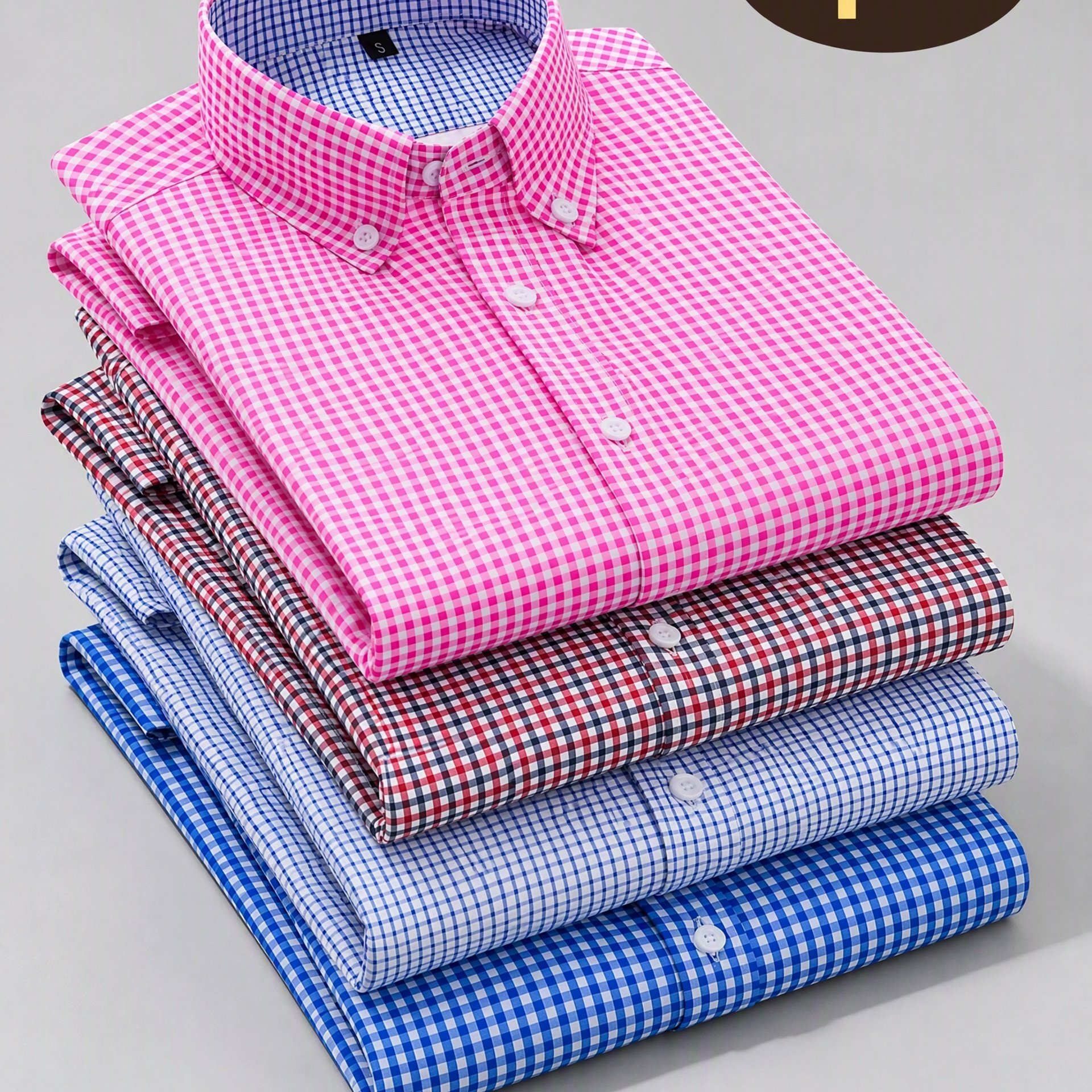 TEMU Old Money Outfits Halloween Gift 4pcs Men's Striped Long-sleeve Shirts, Stylish And Versatile, Single-breasted, Regular Fit, Wrinkle-free And