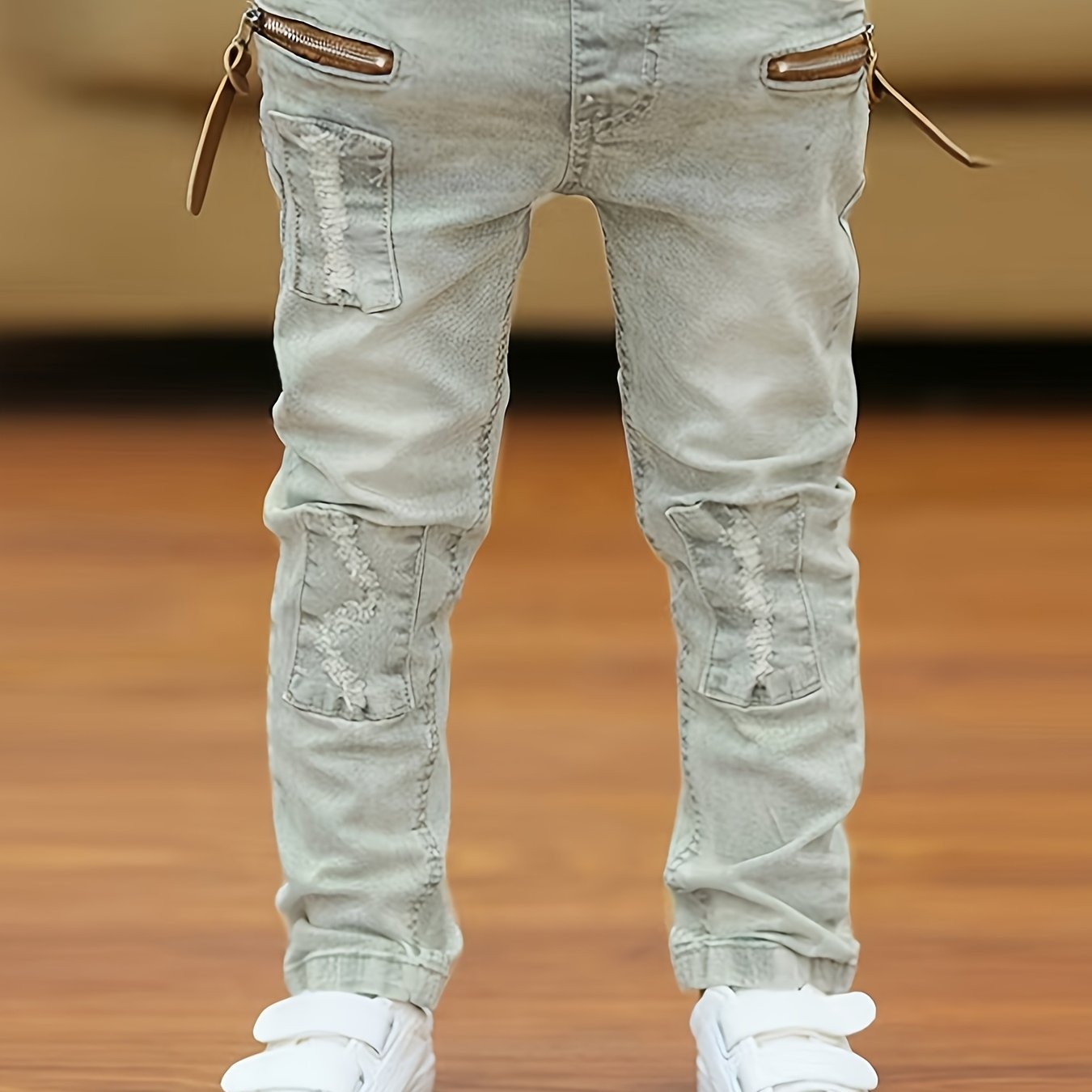 Image of Boys' Jeans Denim Pants For Spring And Autumn Clothing