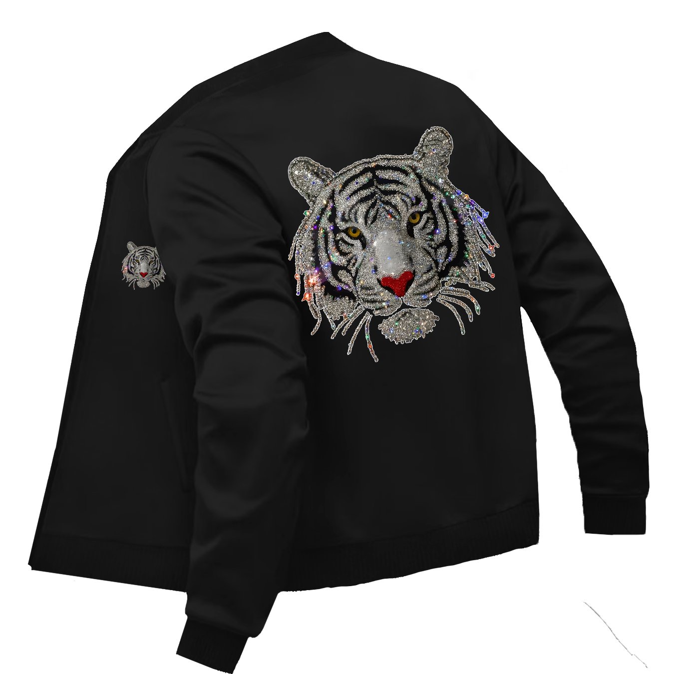 TEMU Women's Trendy Jacket Featuring A , A Printed Casual Stand-collar Top With A Versatile Design And Zipper