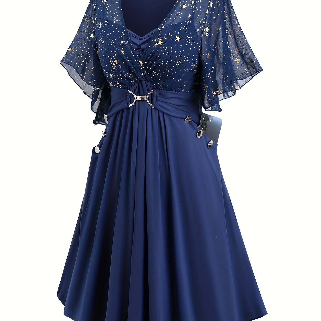 plus size plus size elegant plus size dress - Temu