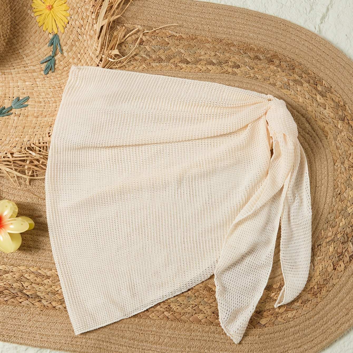 TEMU 팝콘 꽃 스커트