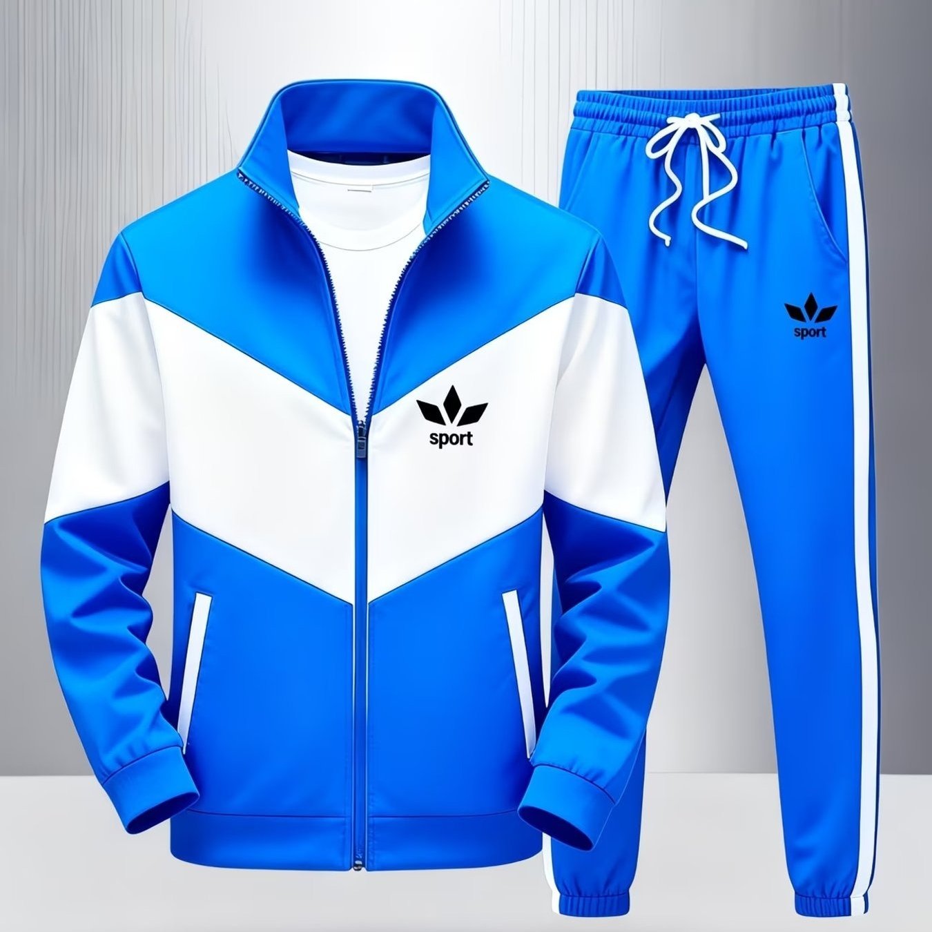 Men's Sporty Color Block Logo Print Tracksuit Style Activewear For Adults Men Sportswear Daily Wear