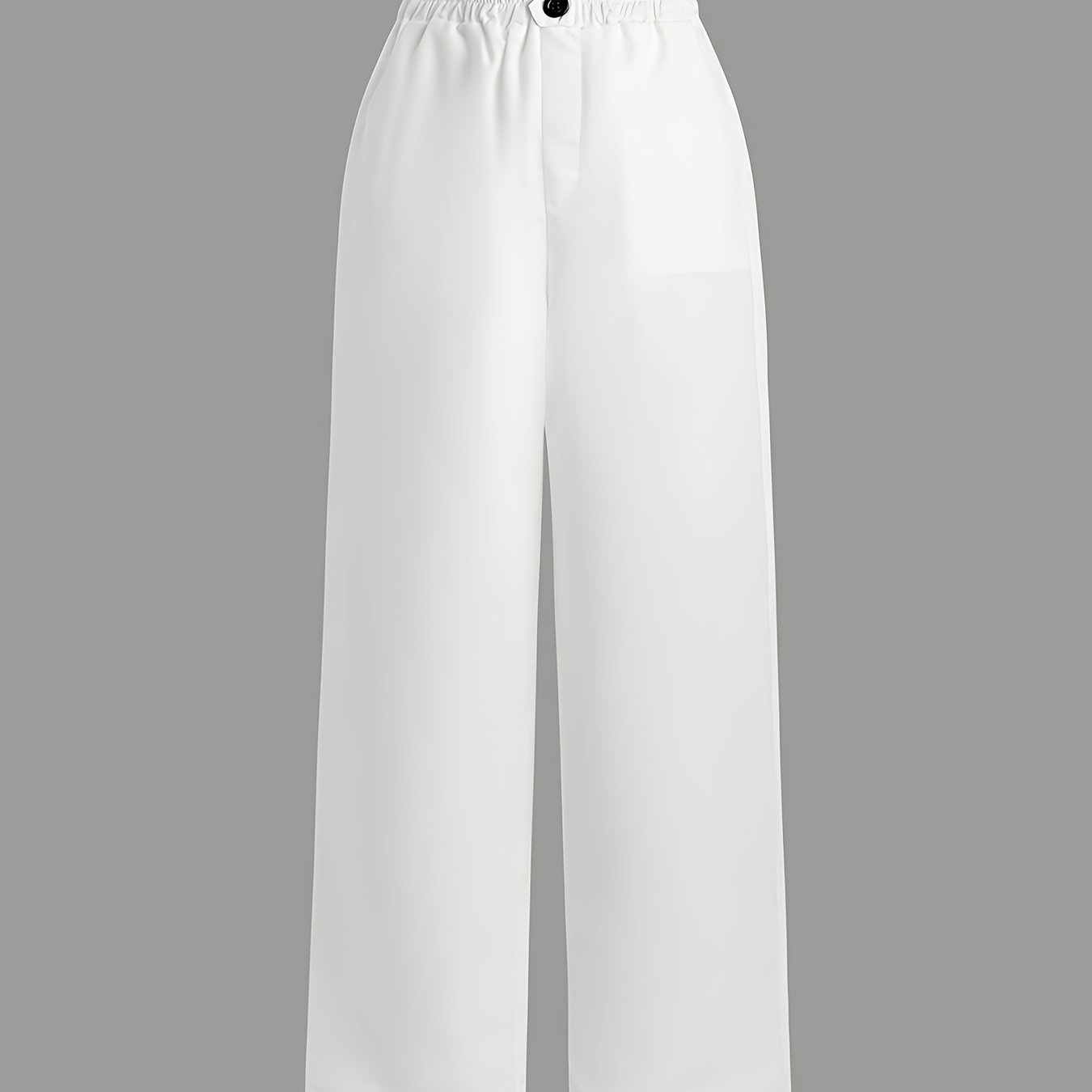 E-shop Damen Weite Hosen - Elegante Weite Hosen für Frühling/Sommer, Weite Hosen für Casual bis Schickere Anlässe, Maschinenwaschbare Unifarbene Weite