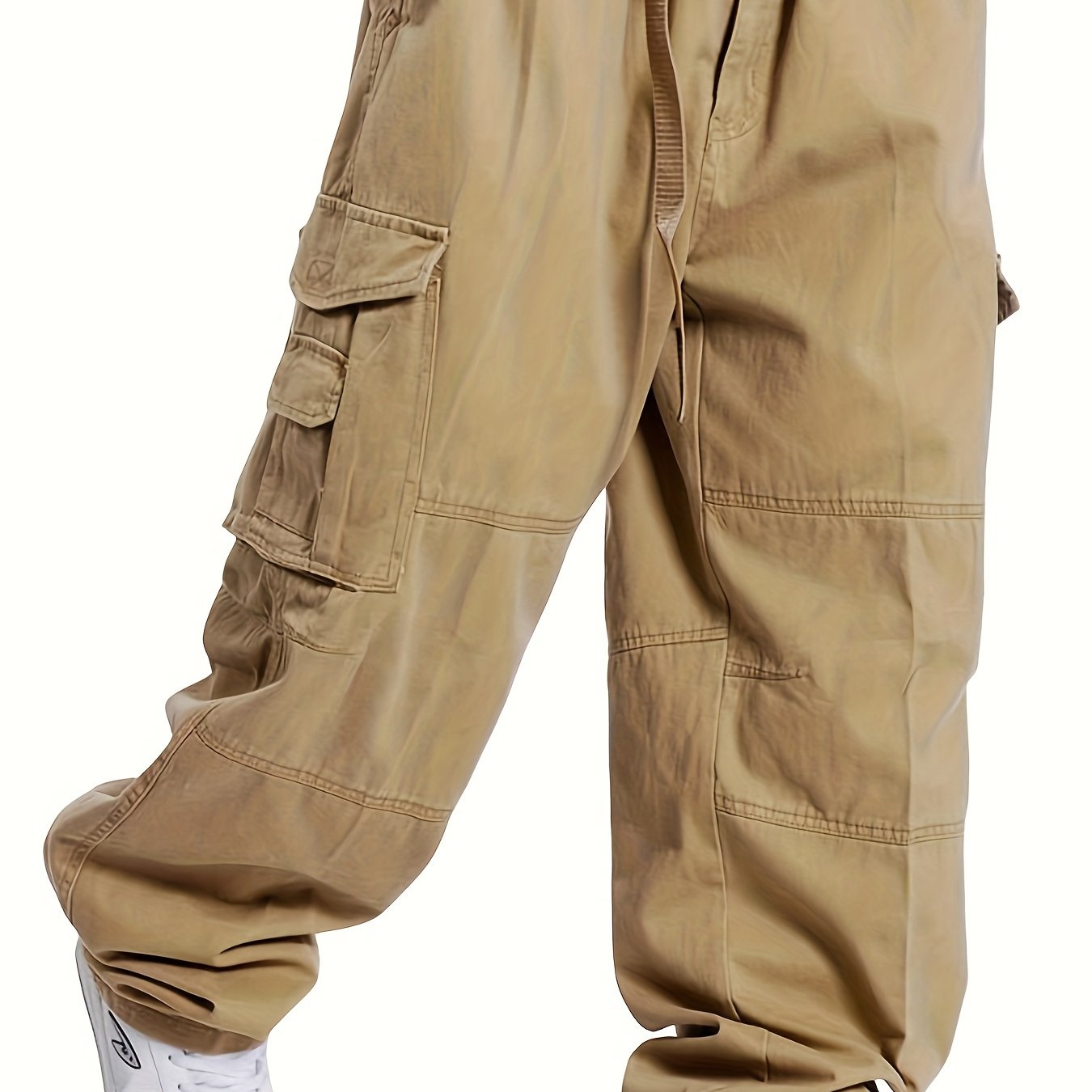 TEMU Cargo Pants Men's Spring Summer Autumn Work Pants Loose Work Pants Large Size Military Chi Workwear Climbing Pants Gaucho Pants Outdoor Pants