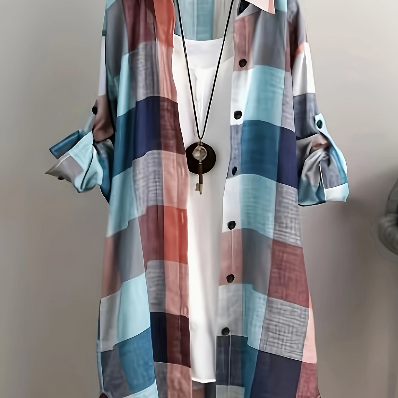 Elegant Long-length Women's Outerwear Jacket