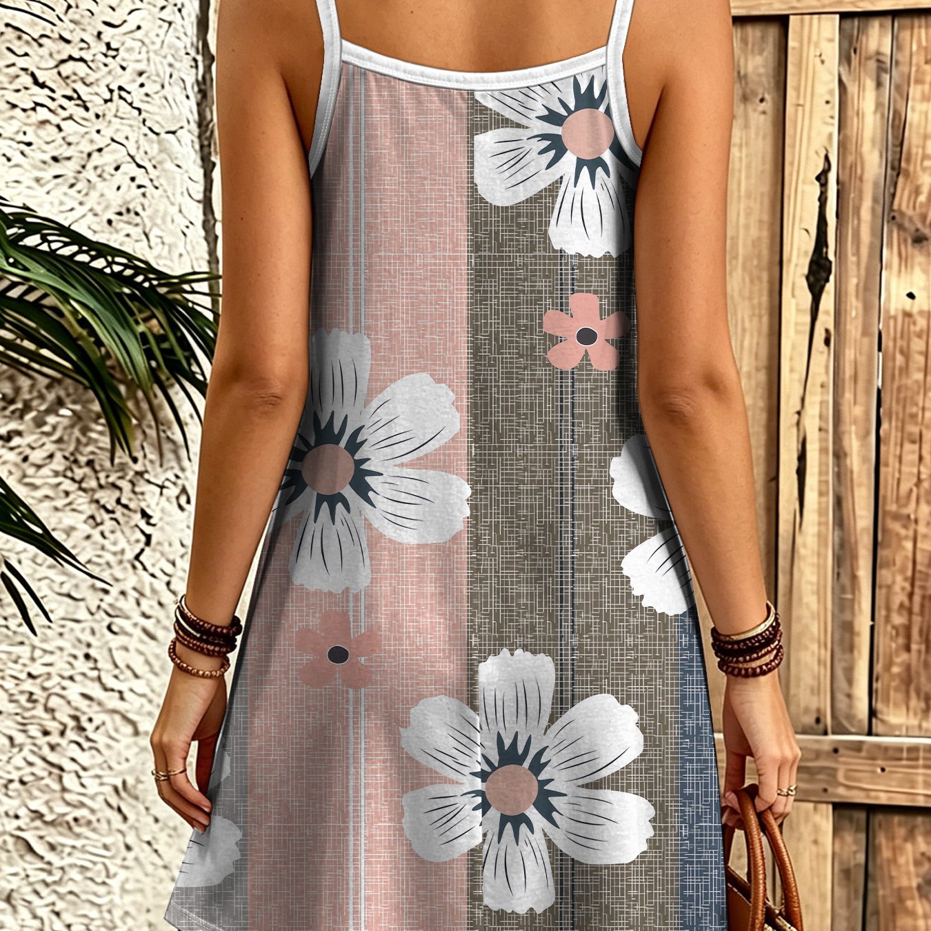 TEMU Plus Size, Plus Size Women's Fashion Sleeveless Suspender Dress European