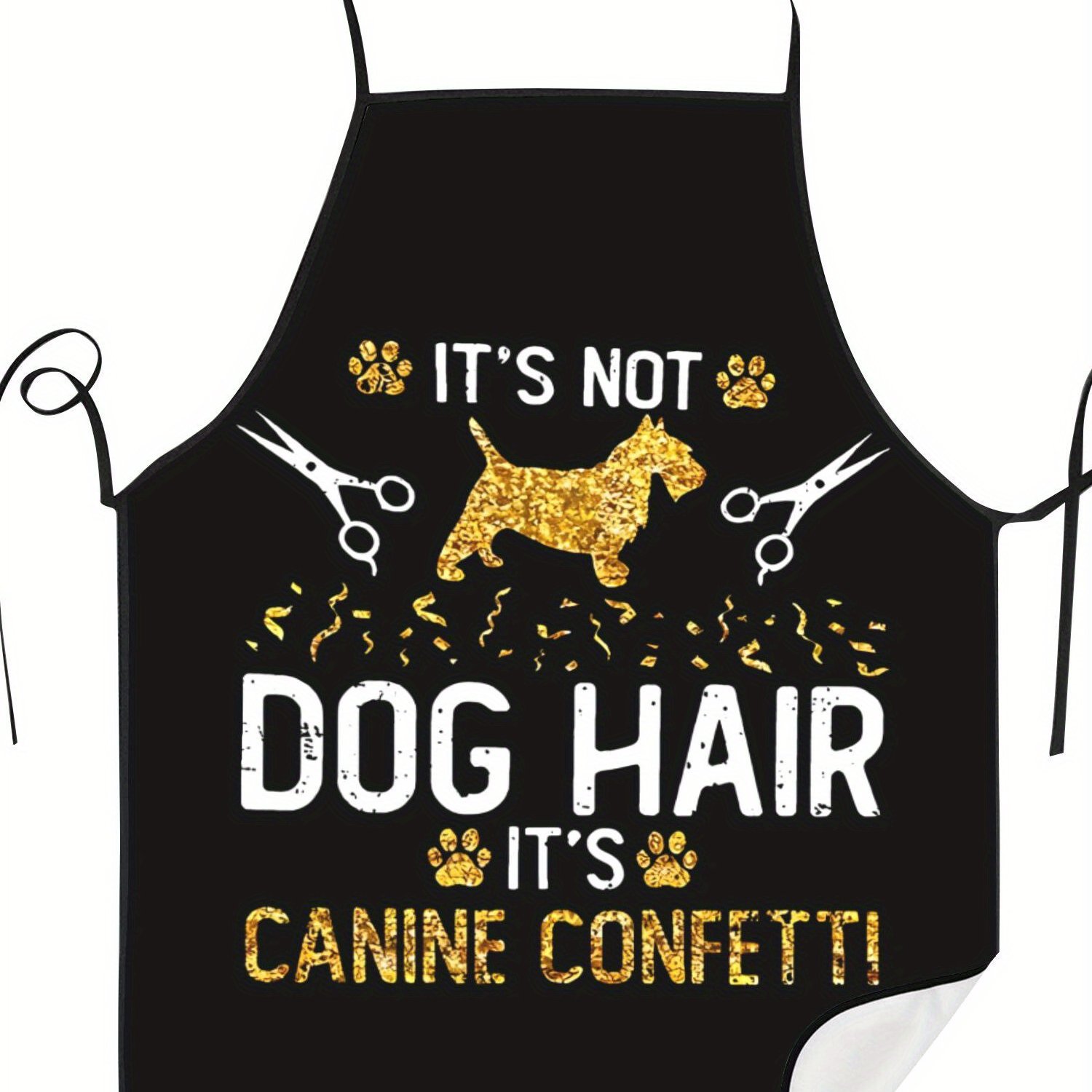 TEMU 2d Print Groomer Adjustable Cooking Apron Unisex Household