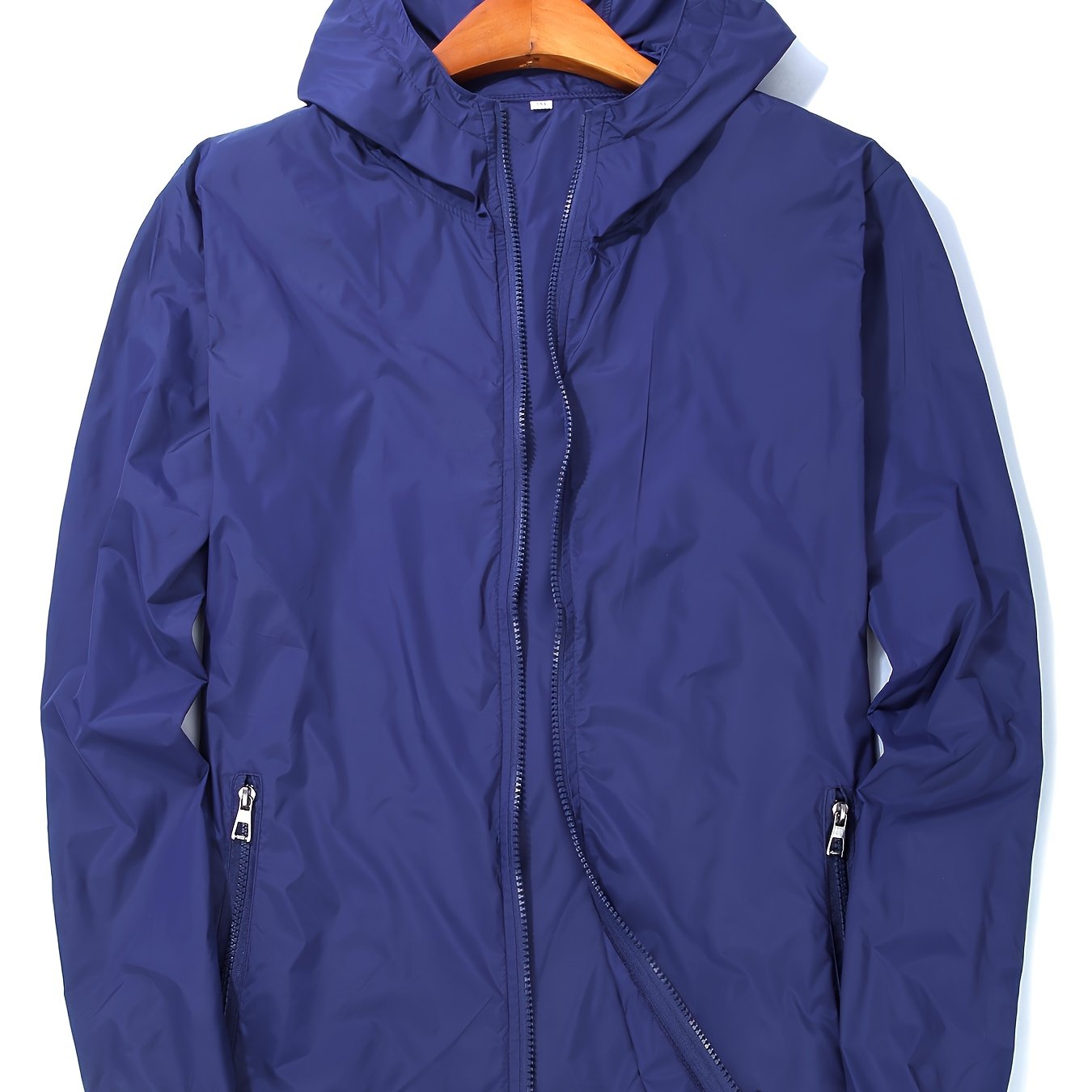 TEMU Unisex Summer Hooded Jacket, Ultra-thin And Breathable, Outdoor Quick-dry Packable Sports Coat, Suitable For Fishing, Cycling, Hiking, Casual
