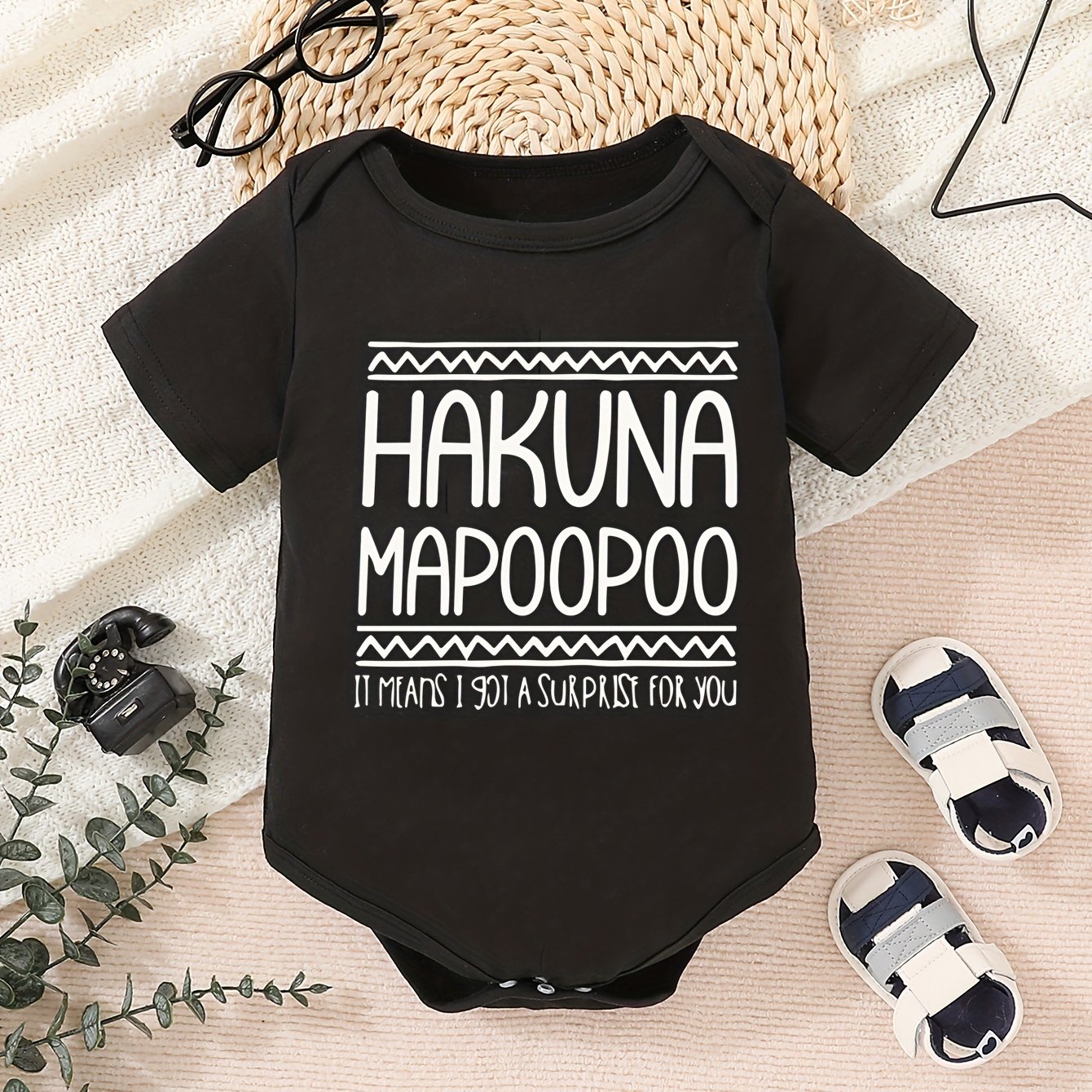 Image of Newborn Infant Baby Boy Girl Onesie Cute Baby Onesie, For Outdoor