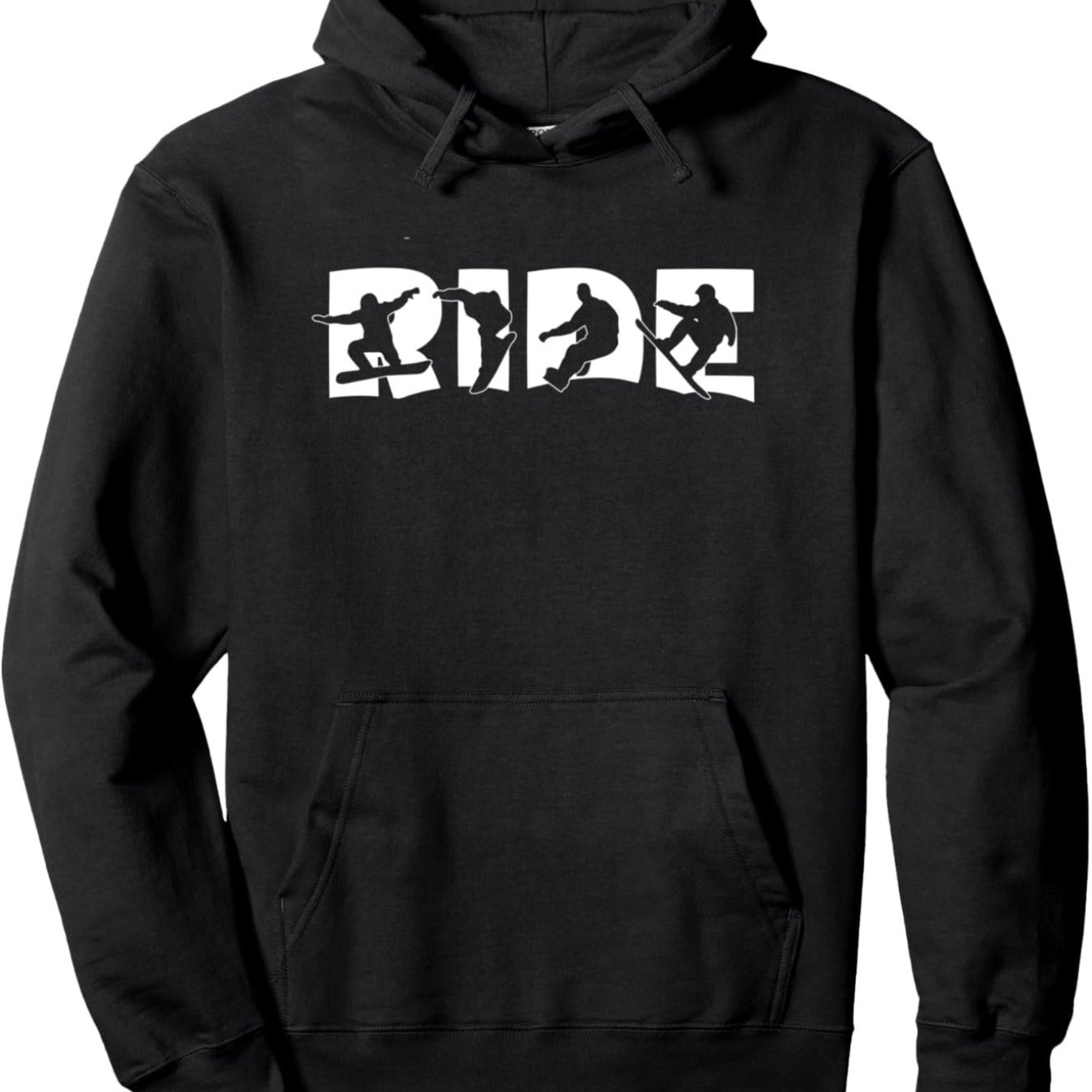 TEMU Hooded Sweater For Men Featuring Snowboard Prints - A Versatile Winter Sports And Outdoor Jacket Suitable For All . This Long-sleeve Casual