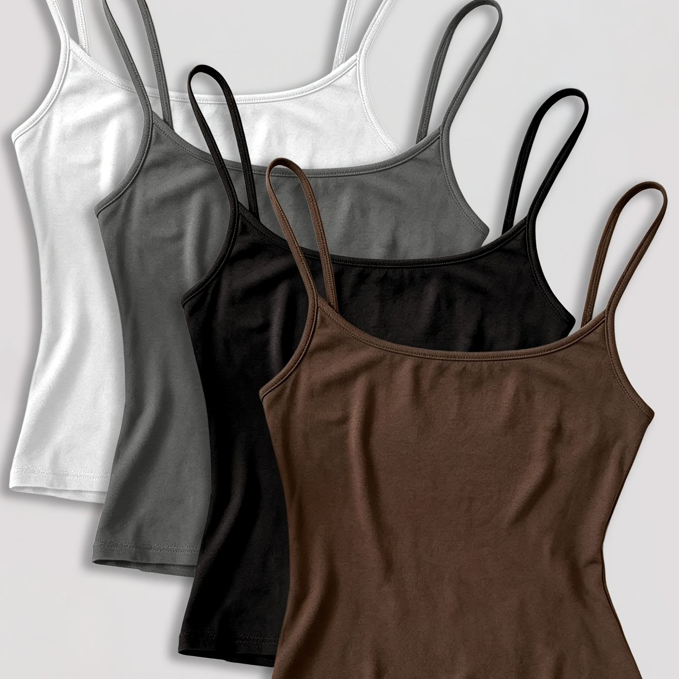 Image of Women' Color Cami Set Of 4pcs