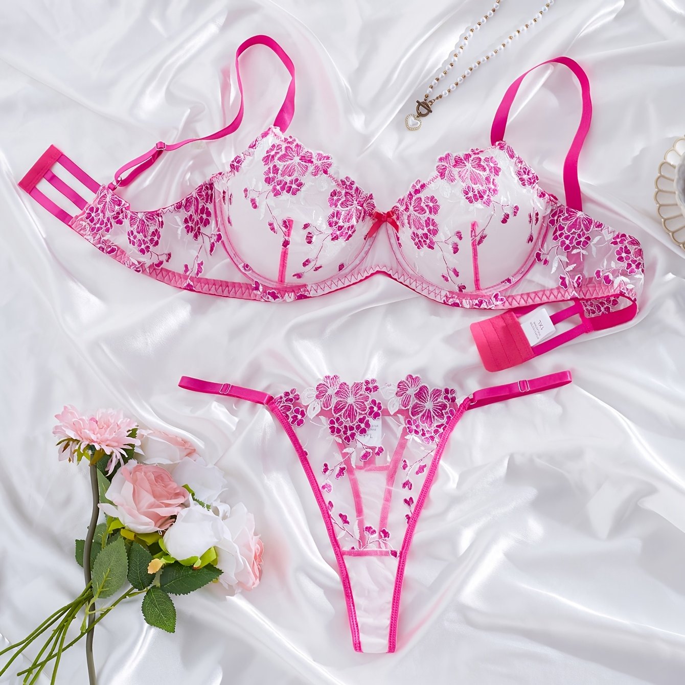 Plus Size Bra & Panty Set
