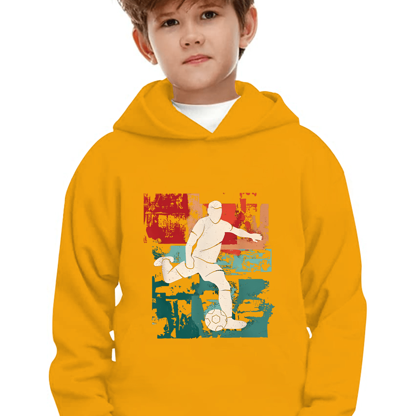 Sweat à capuche Enfant Nike 0-7 ans B NSW ART OF PLAY FT PO Bleu Sport 2000 - Ref 86L102-U90