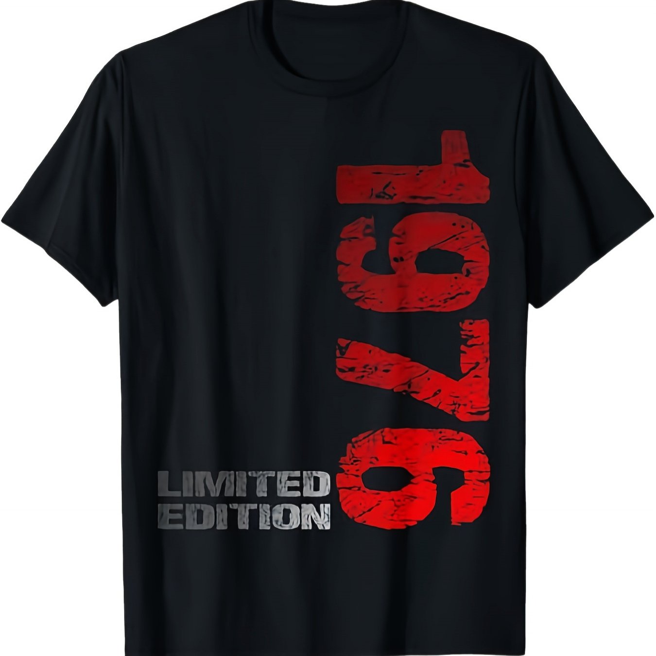 Image of Edition Vintage 1976 Birthday T-shirt - 49 Years Old Celebration Tee With Number 49 Print, Fit Unisex Short Sleeve Shirt For Milestone Birthdays () - 1976 Birth Year Gift Idea, Wear, Plus Size