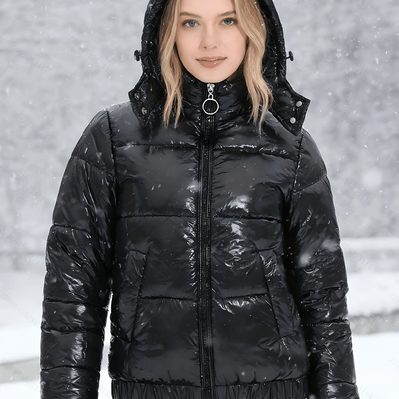 TEMU 1pc Of Women's Warm Outdoor Casual Sexy Versatile Jacket For Autumn And Winter, The Perfect Outfit For Holiday