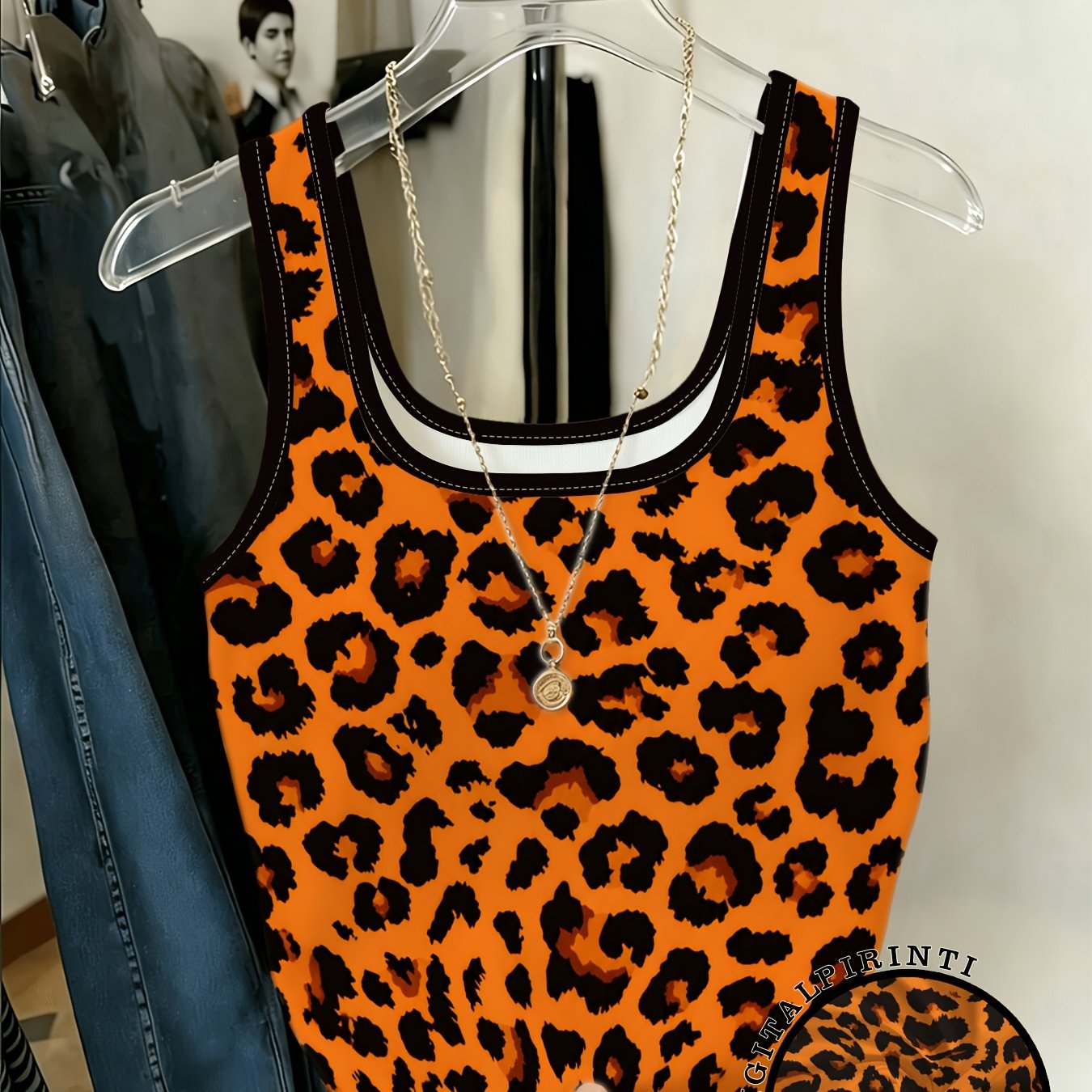 TEMU Print Pattern Sexy Cami Top, Party Wear Summer Top For Women