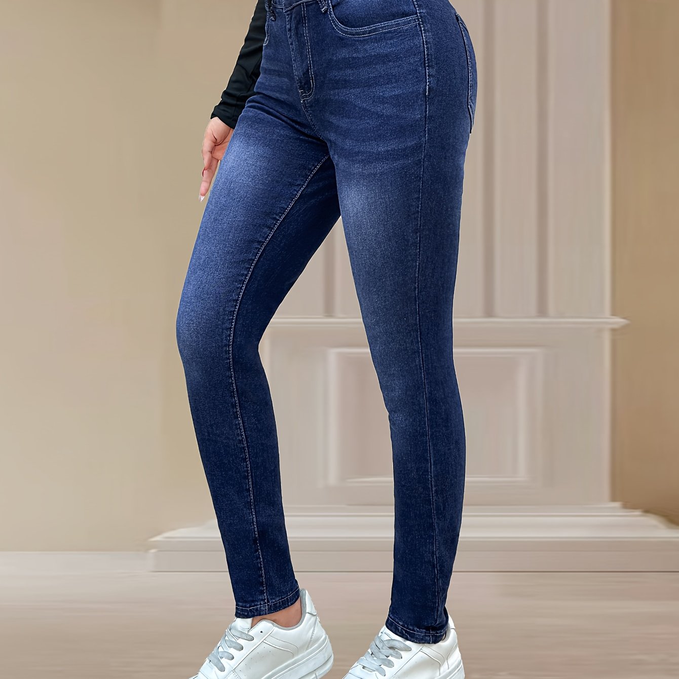 Blue Cat Fashion Stretch Skinny Jeans Denim Jeans