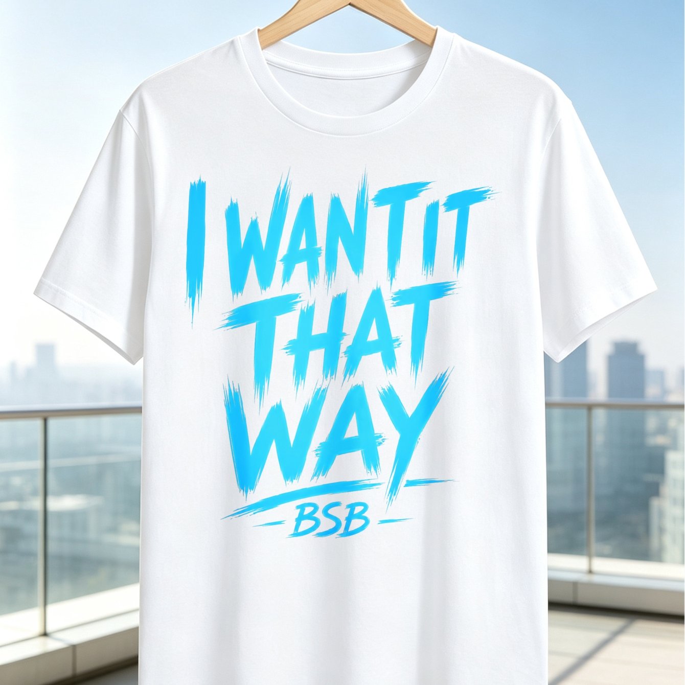 Bsb Quote T-shirt, Hand Painted And Minimal Graphic Tee Unisex T-shirt