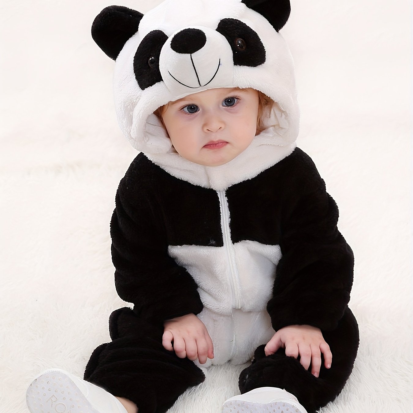 Super Cute Animal Shape Unisex Baby's Costume Winter Autumn Thick Hooded  Romper Halloween Cosplay Jumpsuit