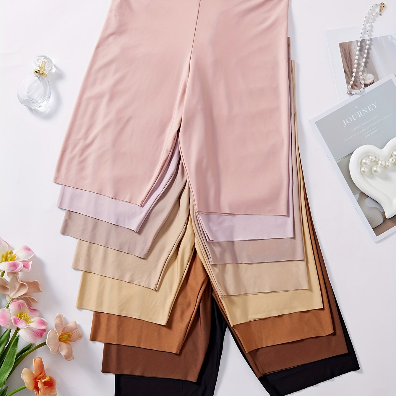 Pack Of 's Large Size Flat Leg Pants