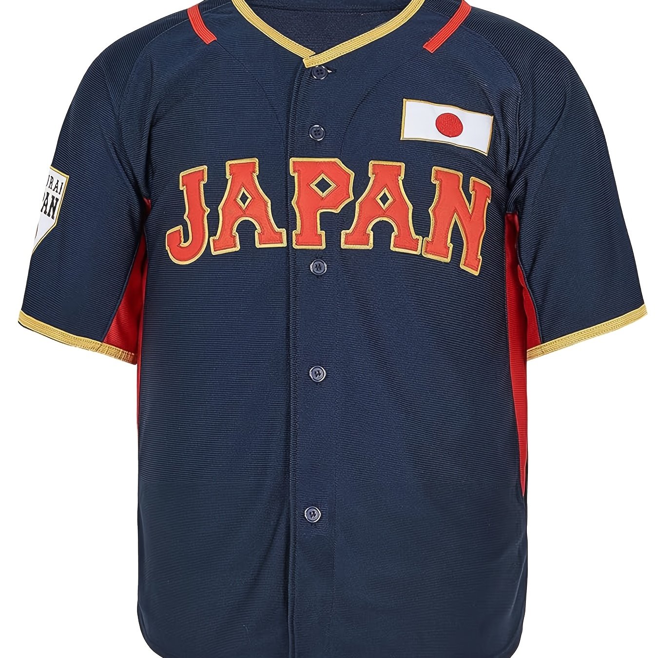 TEMU Men's Japan Baseball Fans Baseball Jersey 90s Hip Hop Japan Baseball Jerseys Sports Fashion Shirts