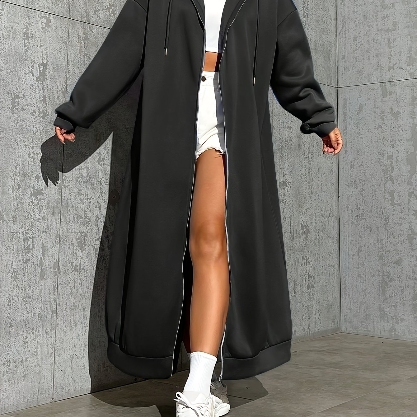 Image of Women's Winter Casual Long Sleeve Hoodie Sweater