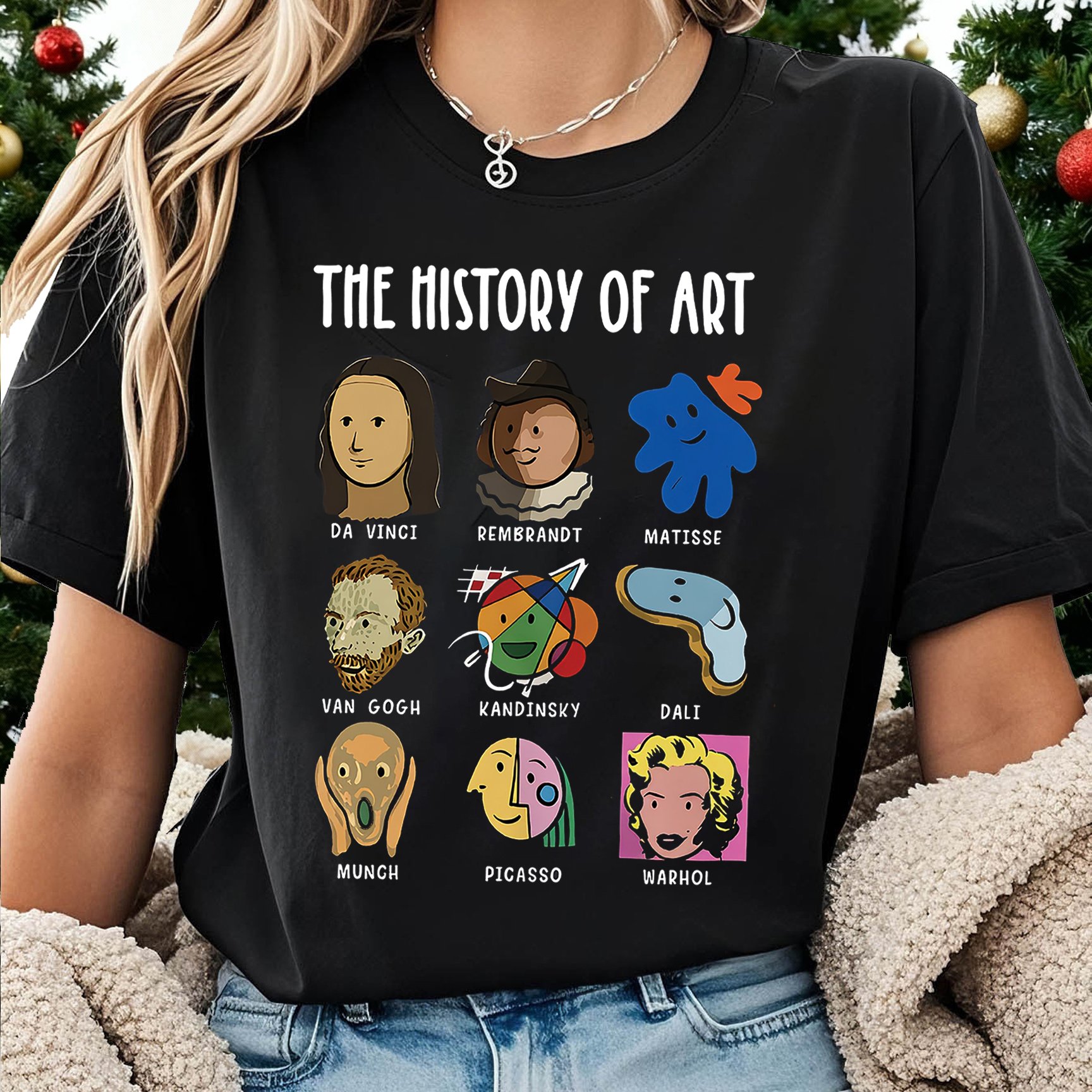 TEMU Of Print T-shirt, Short Sleeve Crew Neck Casual Top For Summer & Spring, Women's Clothing