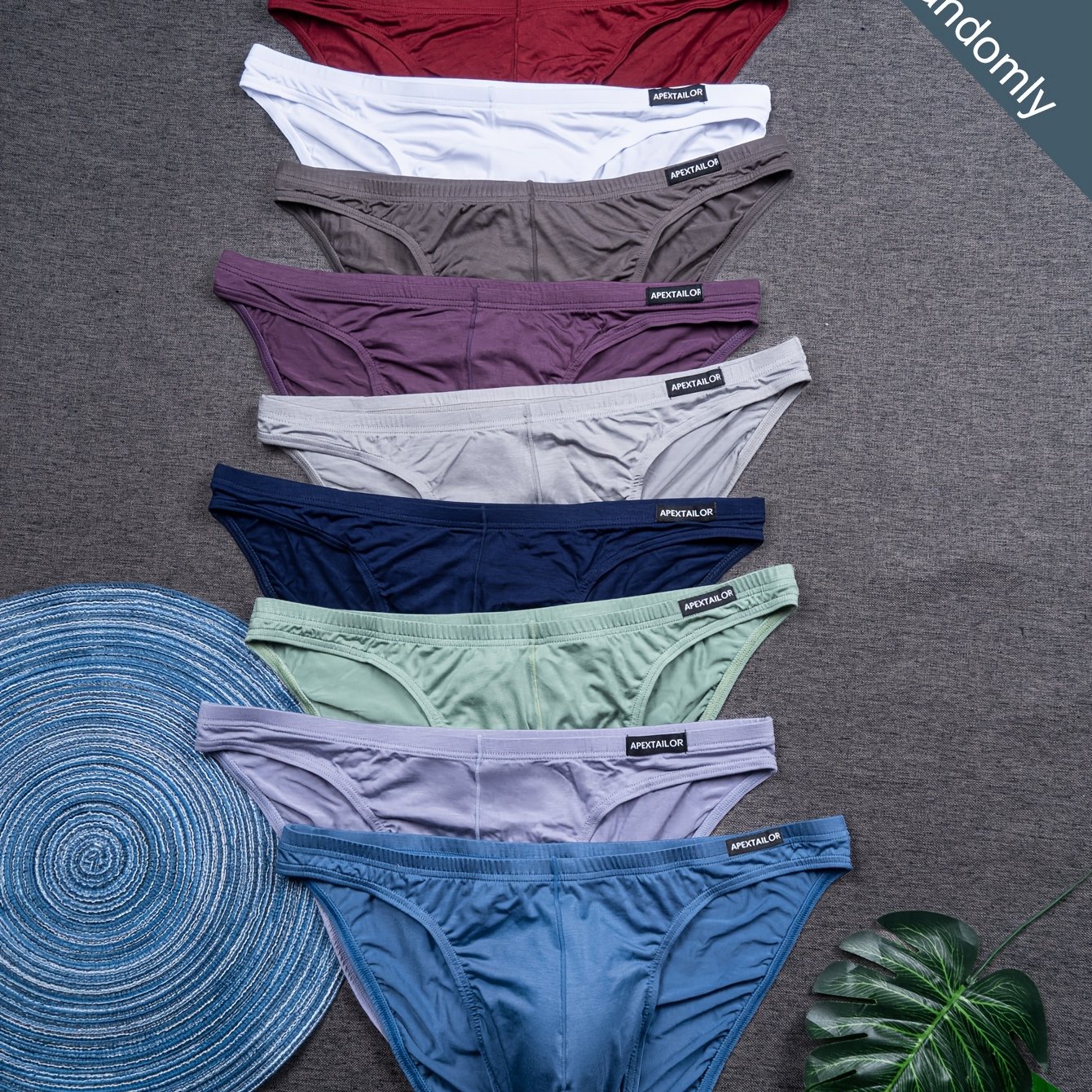 Image of [men' Underwear] 6-pc Bamboo Fiber Random Men' Underwear Breathable And Comfortable For , Easy And Fashionable Outdoor Casual Close Fitting Men's Underwear