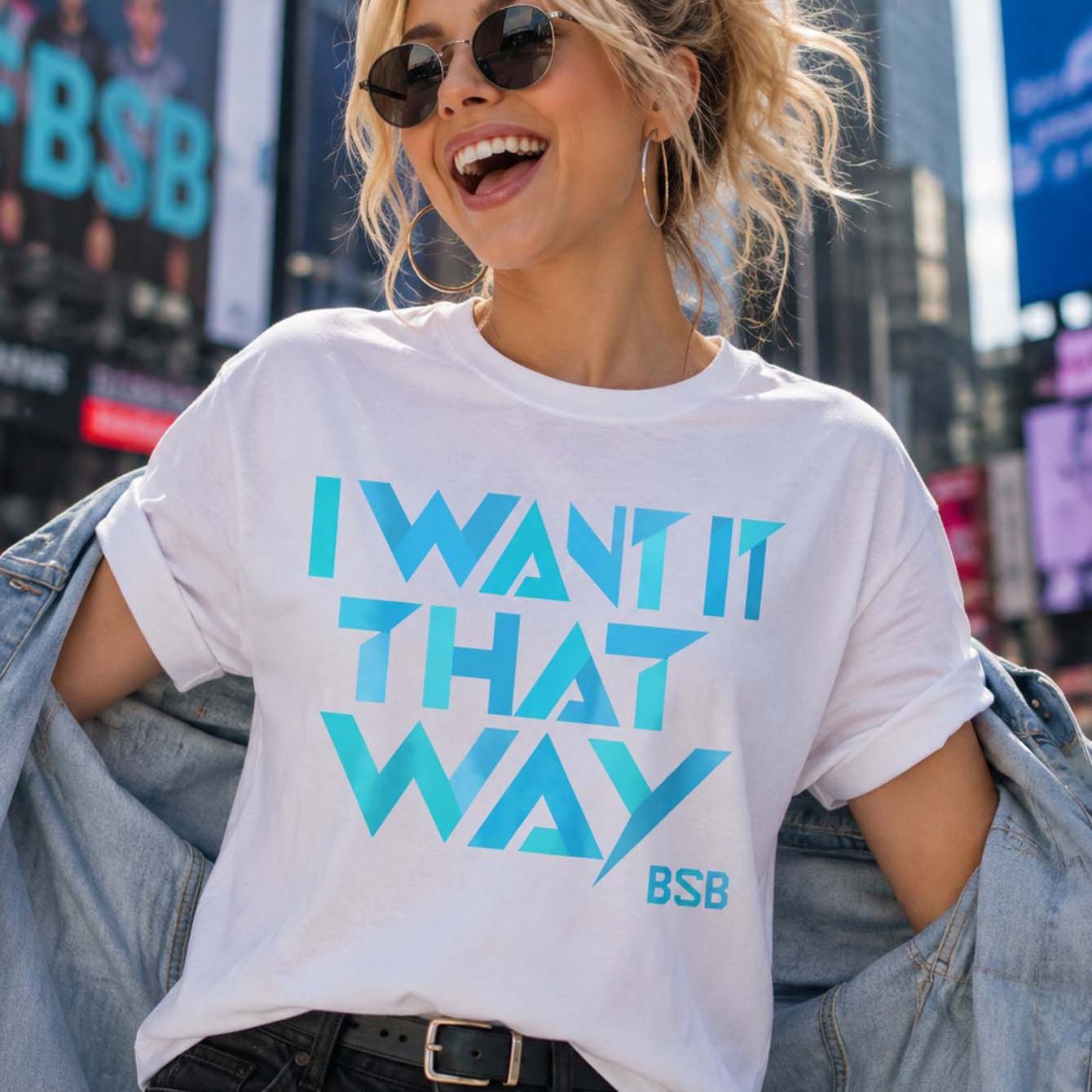 Bsb Print Women Loose T Shirt Casual Short Sleeve White Tee Daily Wear Festival Gift