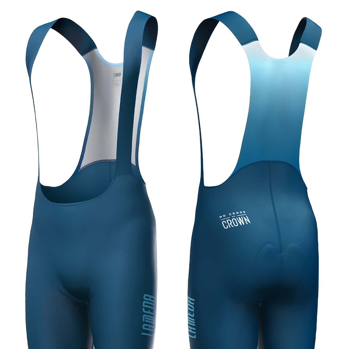 Image of Lameda Professional Men's Cycling Shoulder Shorts With 3d High-density Seat Cushion, Road Cycling Shorts, Road Cycling Clothing, Summer Outdoor Sports