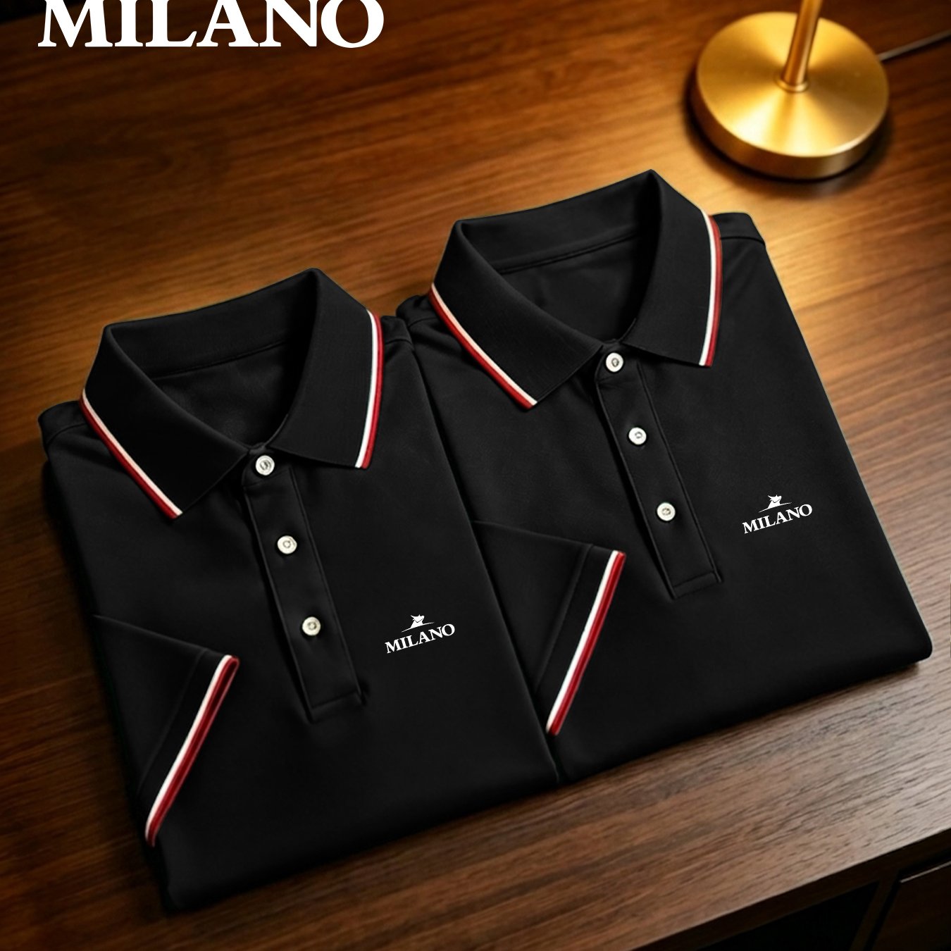 TEMU 2pcs Pattern Plus Size Men's Outdoor Golf & Equestrian Casual Shirt With Short Sleeves, Mature Men's Business Casual , Breathable And