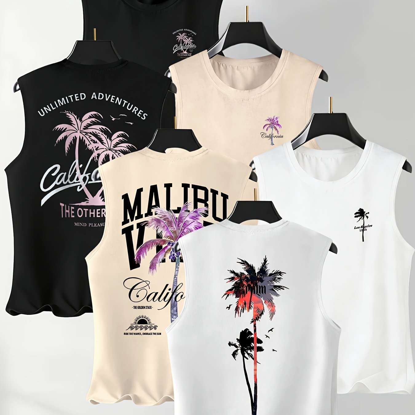 TEMU Completo sportivo casual da 3 pezzi, per vacanze estive, sport