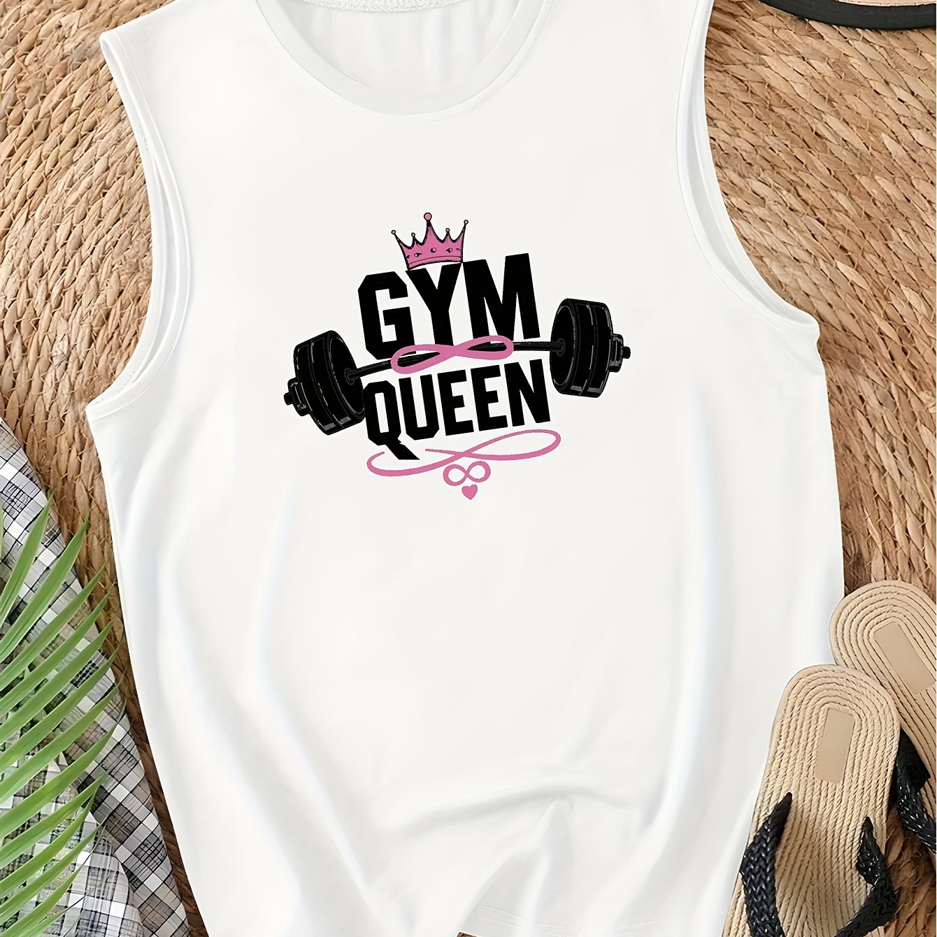 TEMU Queen With Infinity Symbol Size 63 Women's Vest