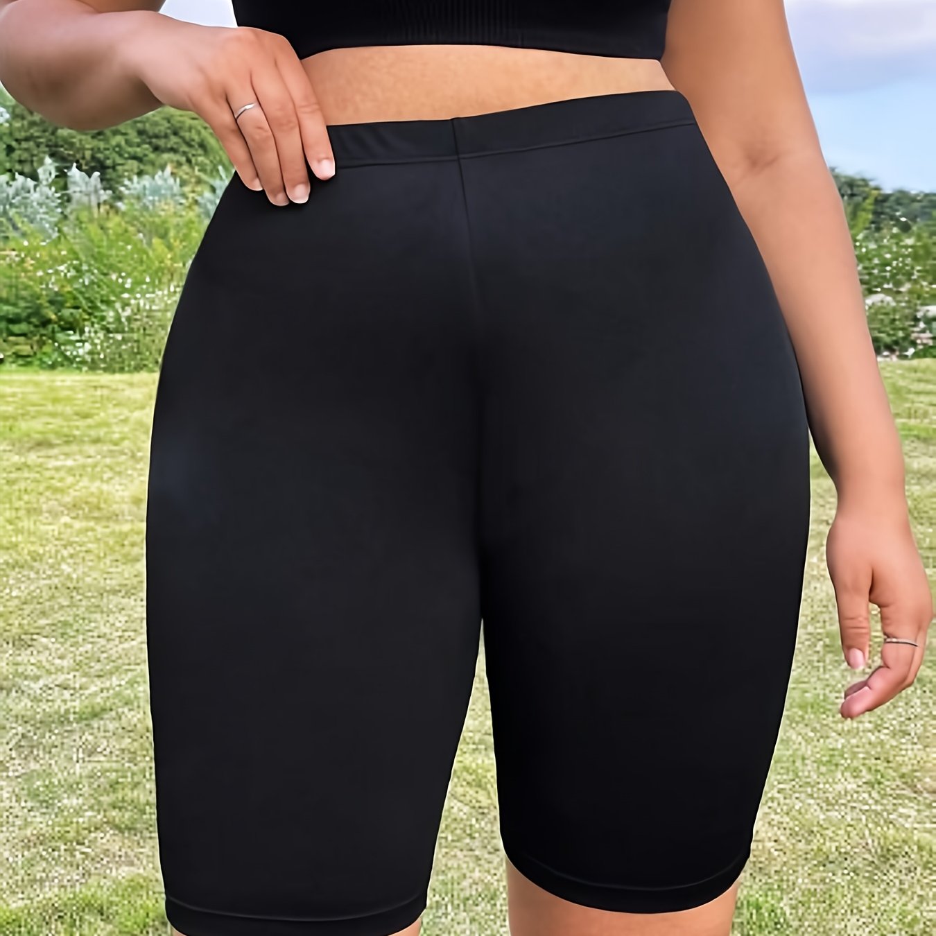 TEMU Plus Size - Women's Size High-stretch Comfortable Leggings