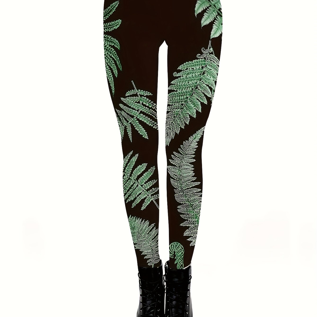 TEMU Women' Super Leggings - Comfortable With Pattern, Ideal For Casual Wear, Machine Washable, Casual Leggings|stylish Leggings| Leggings