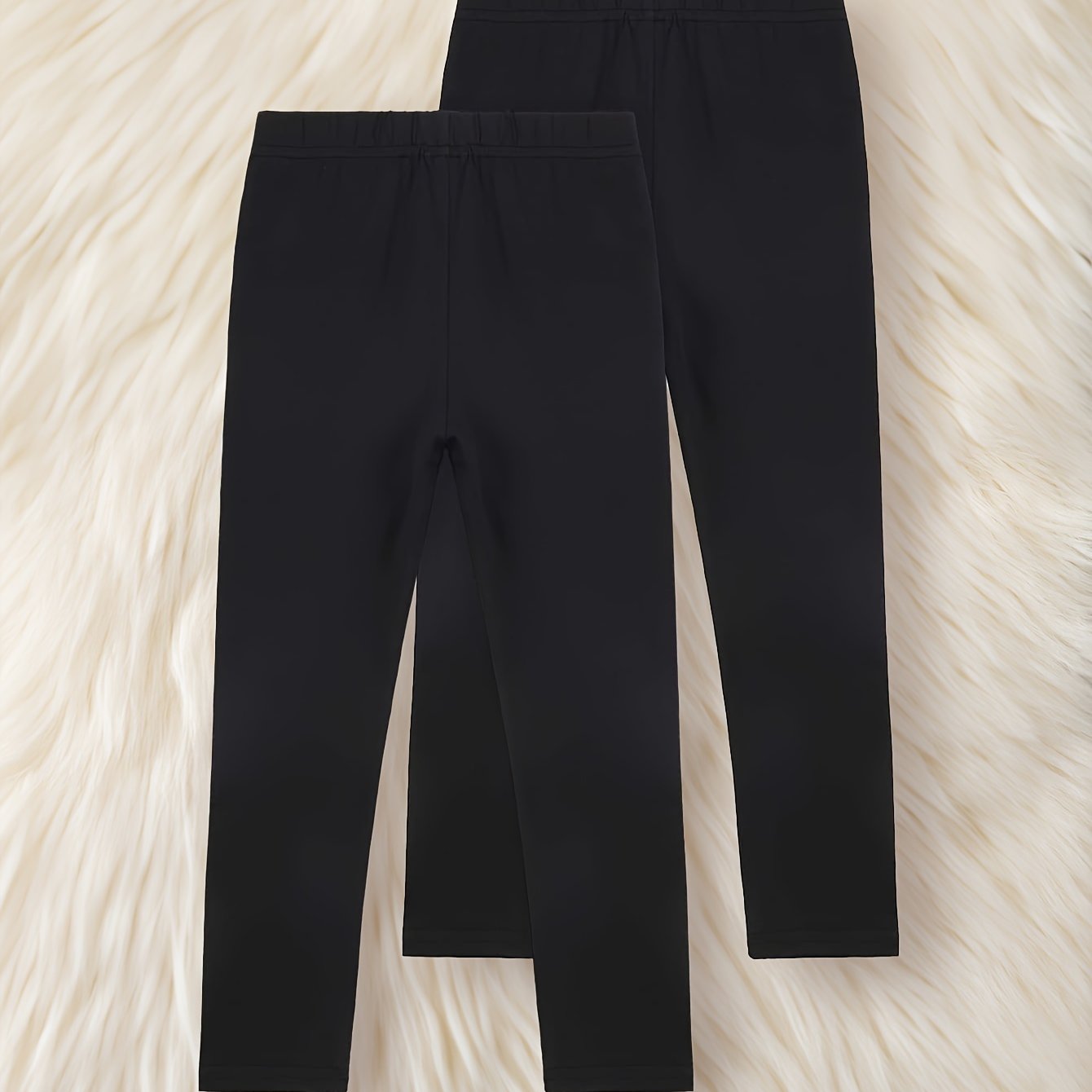 Girls' Leggings Spring Summer New Baby Outer Wear Stretch Long Pants Toddler Casual Easy Versatile Trousers 2-pc