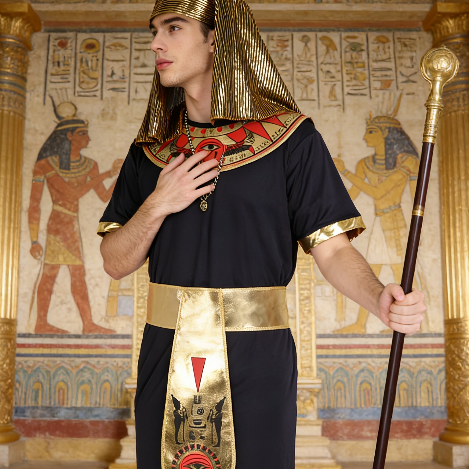TEMU Halloween Costumes Super New Egyptian Party Costumes - Cosplay Carnival Costumes,