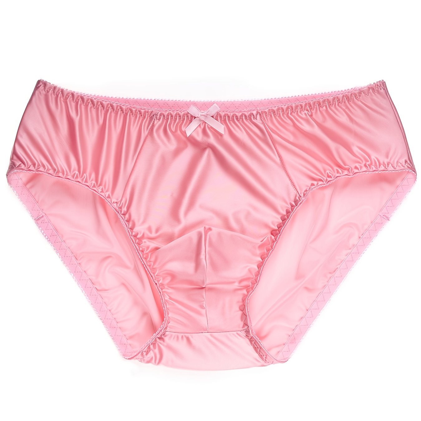 TEMU Men's Briefs, Sexy Glossy Smooth Underwear, Hip-hugging Panties, Trendy Lingerie