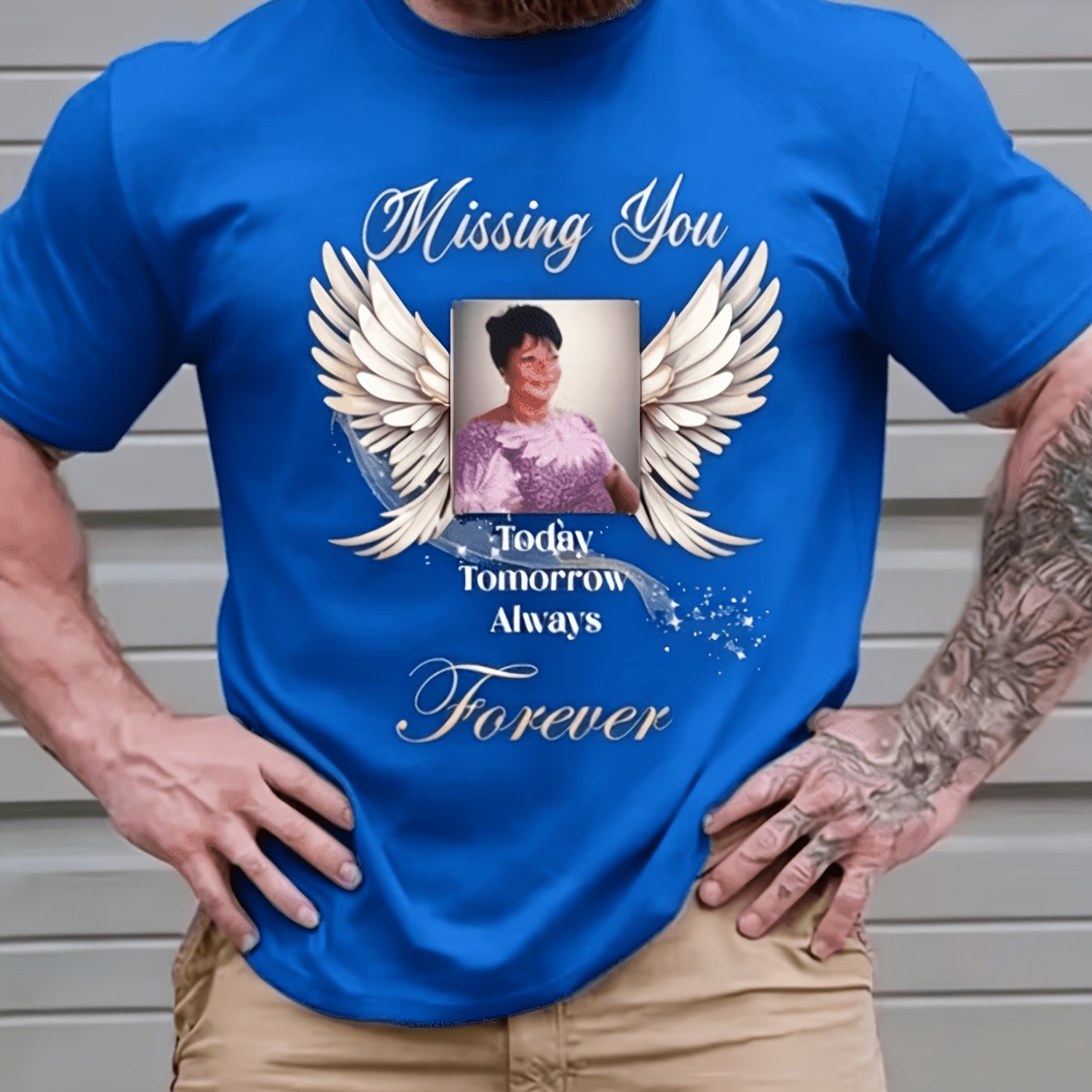 TEMU Men's Custom Fashion Short Sleeve T-shirt