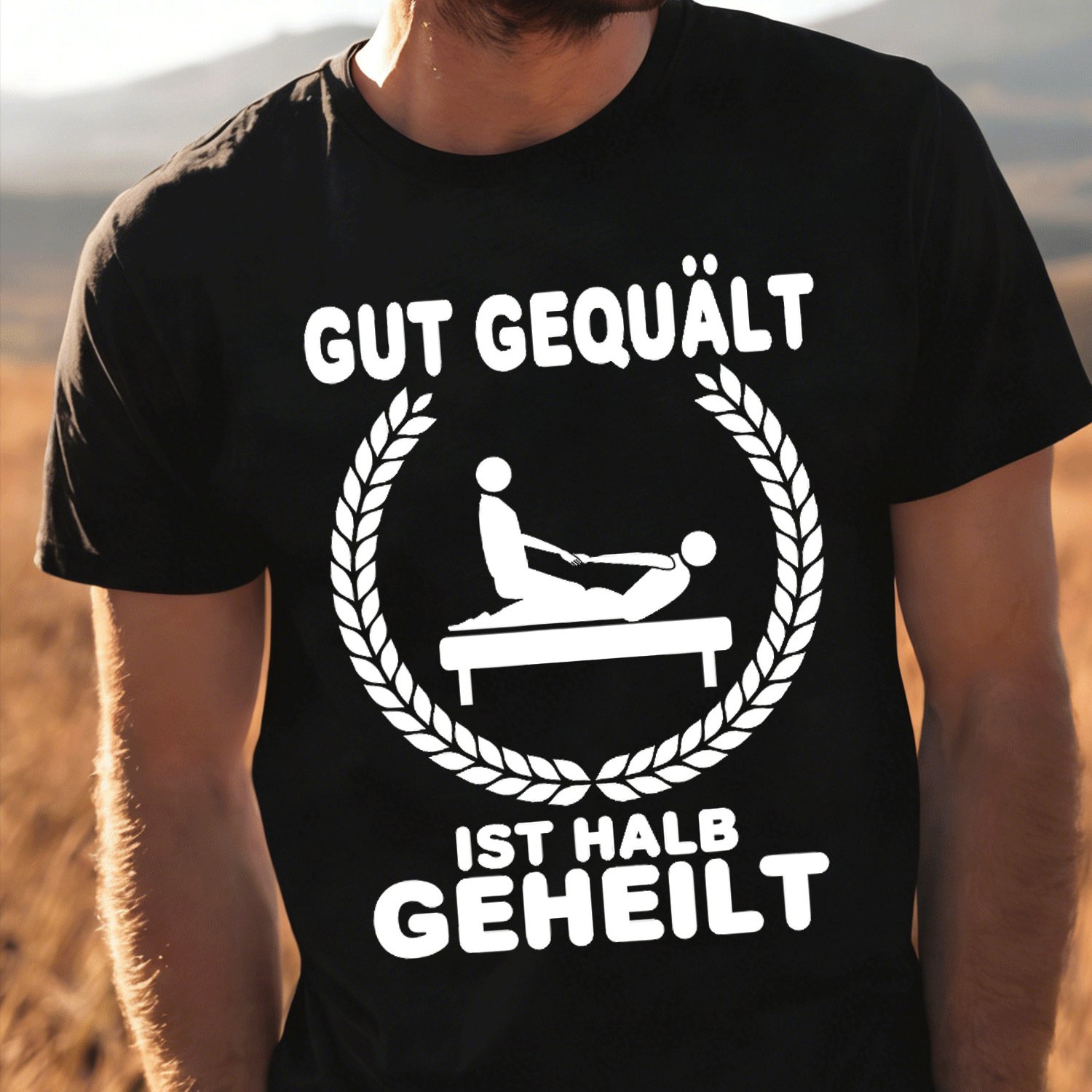 Image of Physiotherapist Physiotherapy Massage Funny T-shirt For Men Women Unisex Funny T-shirt