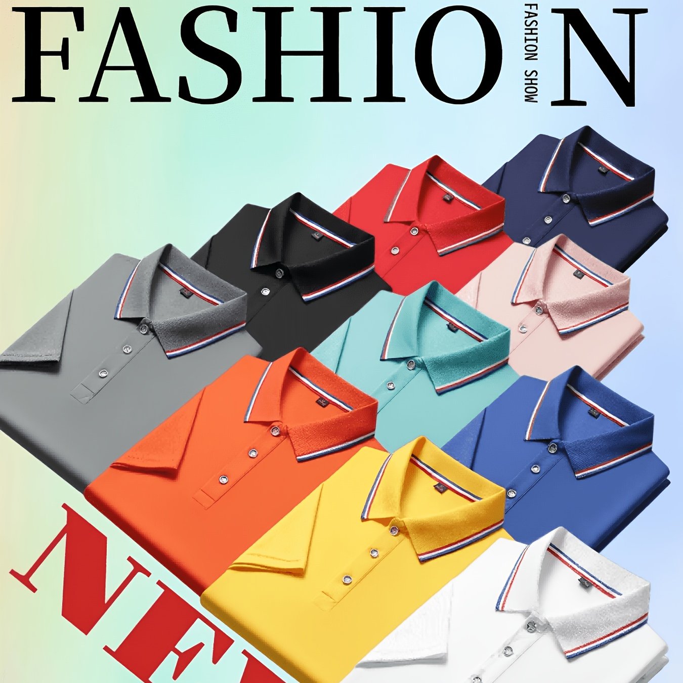 TEMU 10 Classic Solid Color Quick-dry Short-sleeve Shirts For Men | Stylish Button Design | Breathable And Versatile, In A Colorful Series Of 10