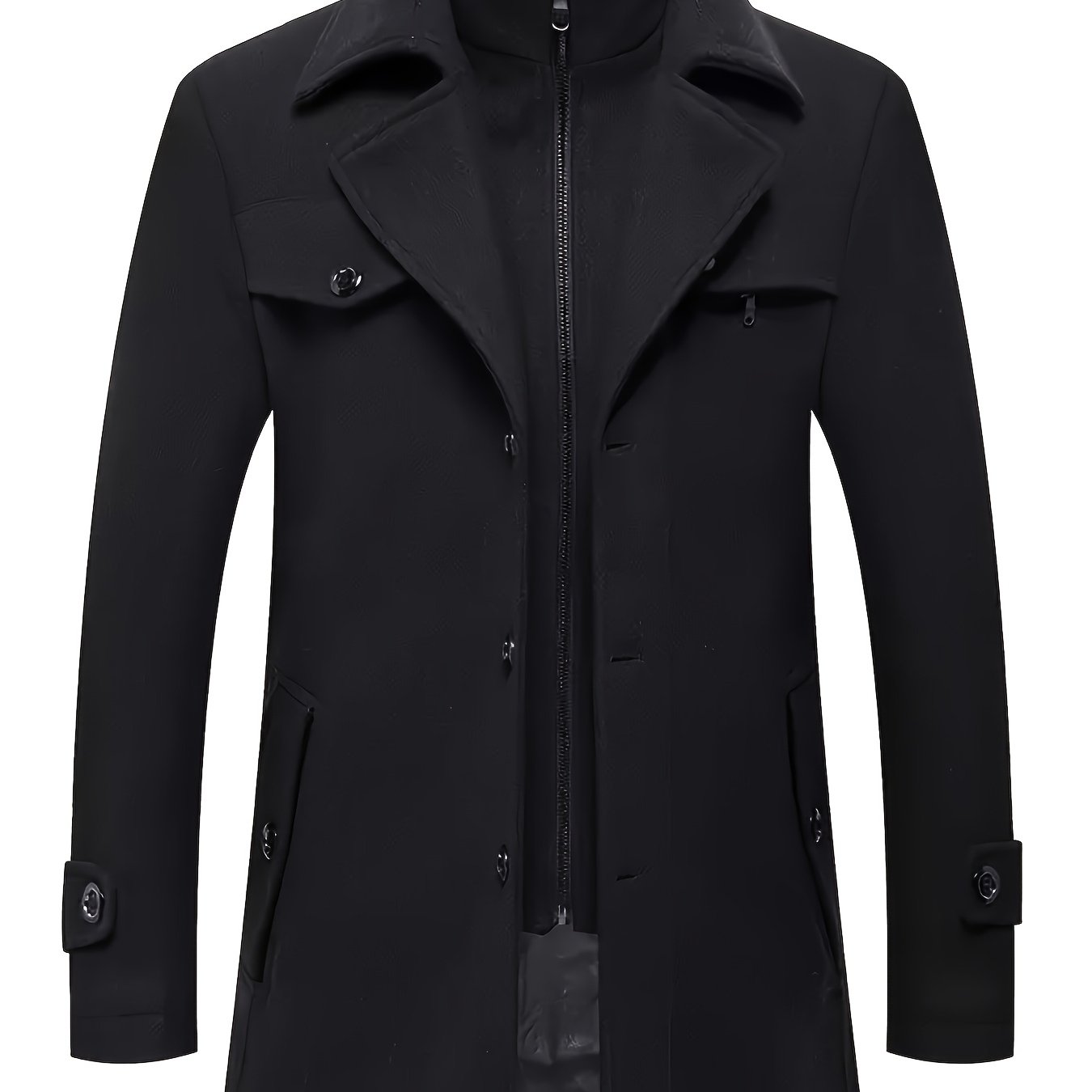 8802 Autumn Winter New Removable Double-Layer Coll...