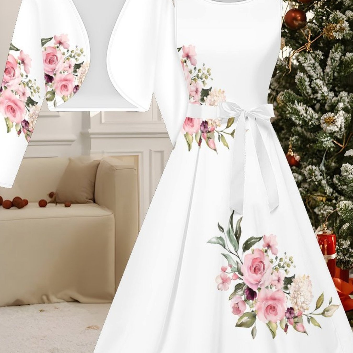 Women's Elegant And Stylish Summer Outerwear + Sleeveless Dress With Perfect For Parties, Beach Vacations