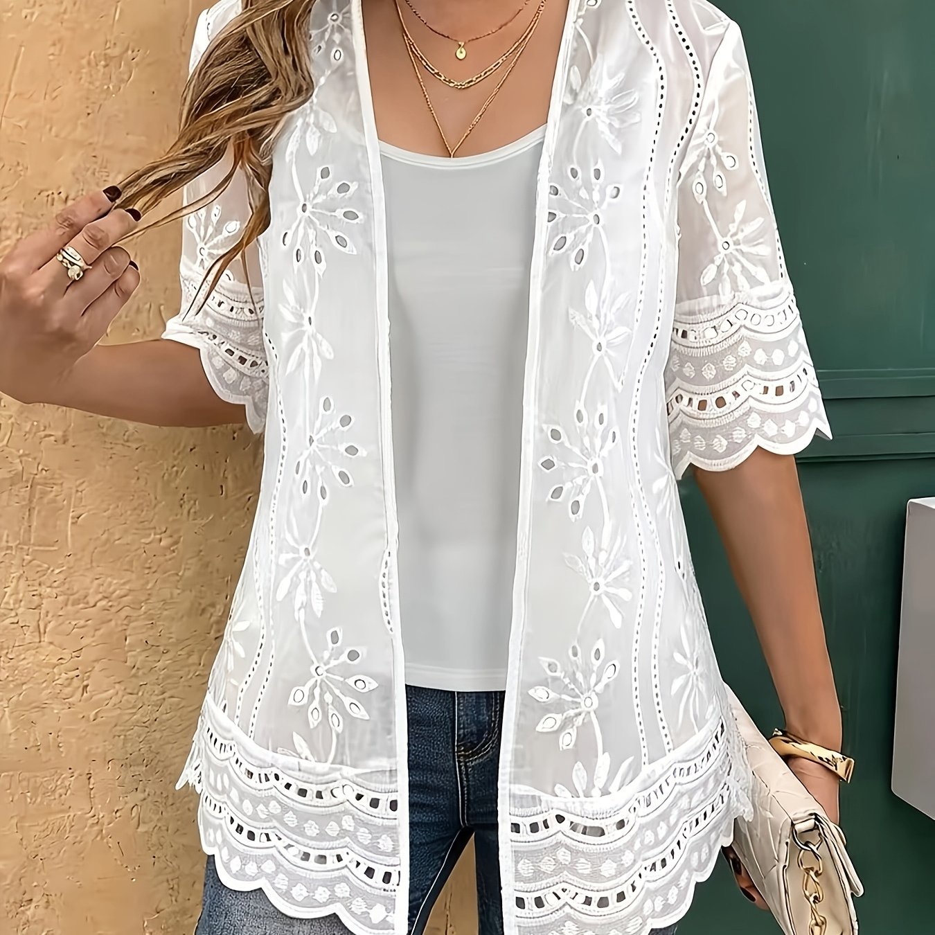 TEMU Elegant Party Women's Clothing, Shirt, Fashionable Shirt, Casual Shirt, Pretty Top, Beautiful Women's Shirt, Elegant And Chic Shirt, Cut-out