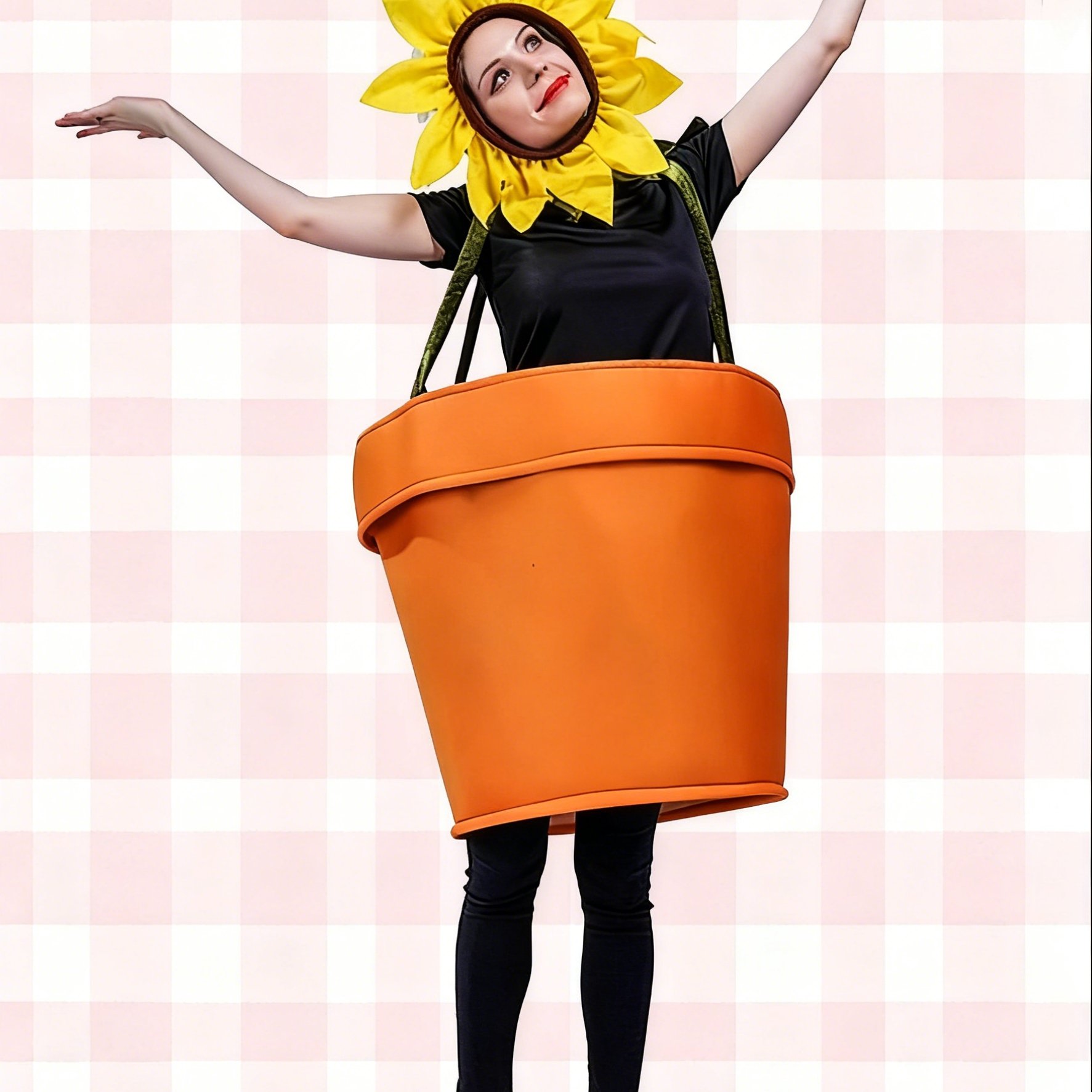 E-shop Niedliches Sonnenblumenkostüm für Halloween, Weihnachten, Partys Theateraufführungen - Auf Lager