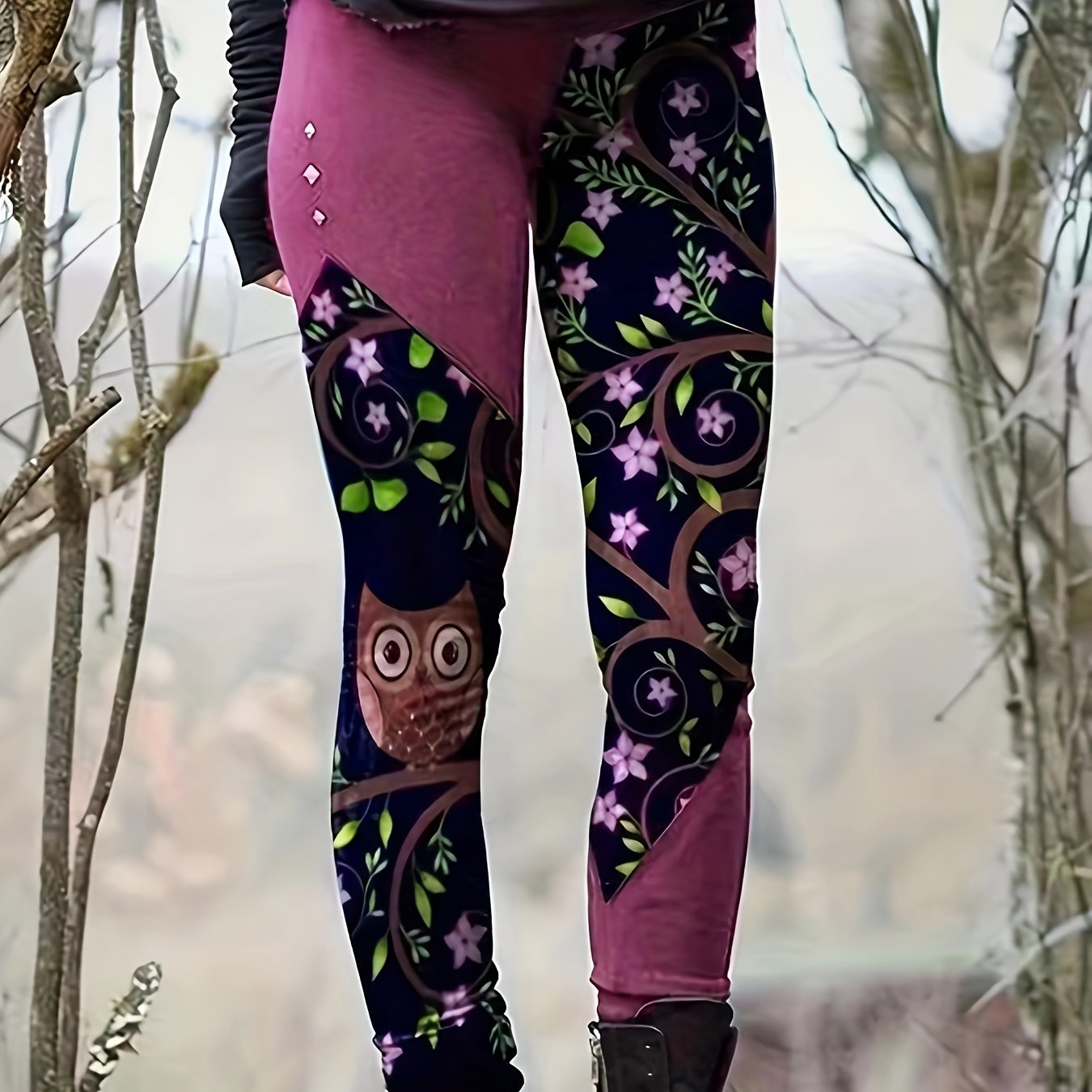 Leggings Navideños Talla Leggings Elásticos Gran - Temu Chile