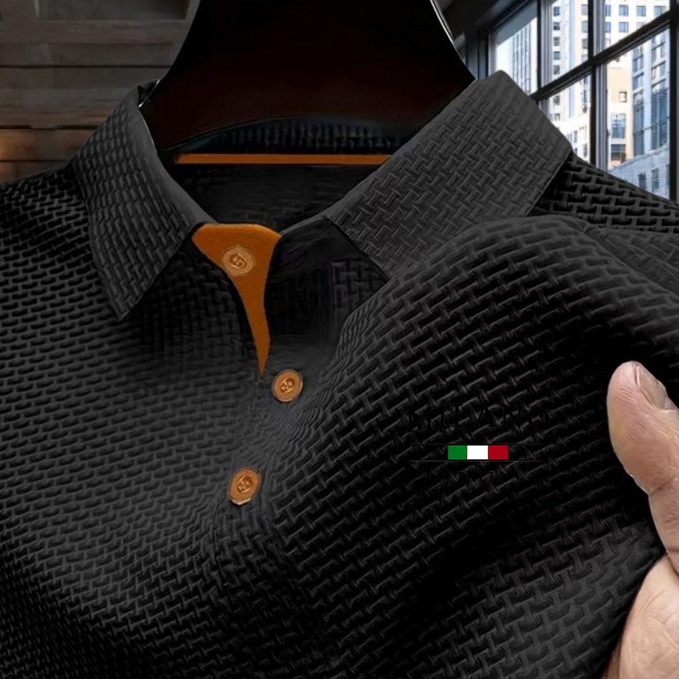 TEMU Men's Fashion Printed Shirt, Check Pressed Crease Craft, Button- Collar Short-sleeve Shirt, Summer Daily Wear, Micro-stretch Breathable Fabric,