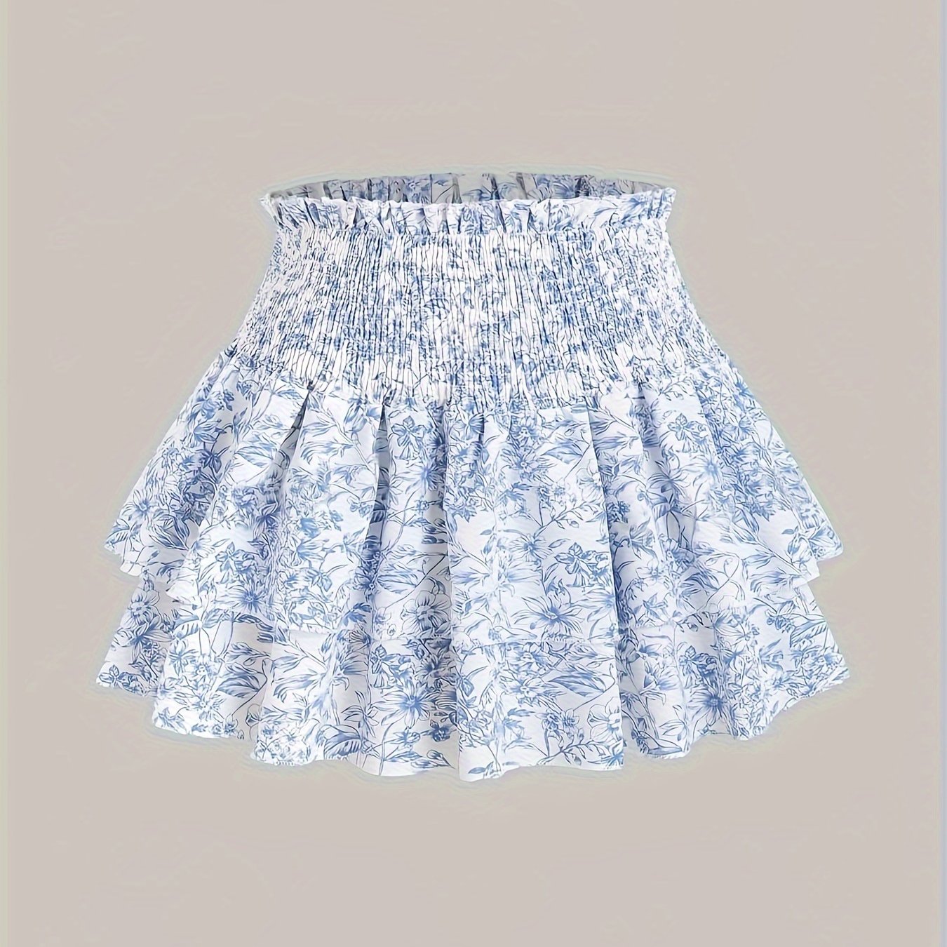 E-shop Lässiger Damen-Haltrock mit zufälligen Prints