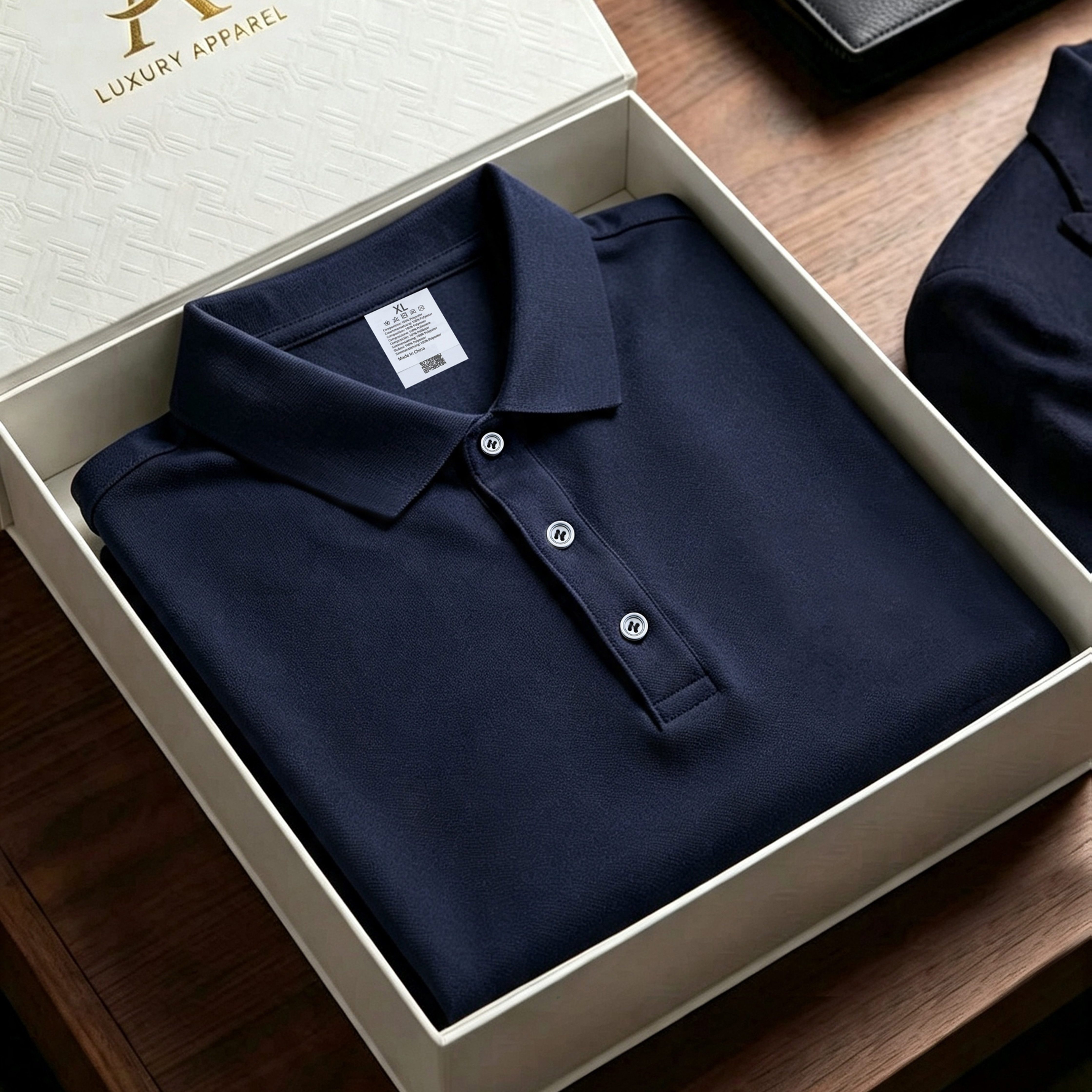 TEMU [ Included] Men's Polyester Shirt, Breathable And Non-ironing Collared Summer Top